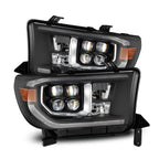 07-13 Toyota Tundra / 08-17 Sequoia NOVA-Series LED Projector Headlights Black (With Level Adjuster) - Apollo Off-Road