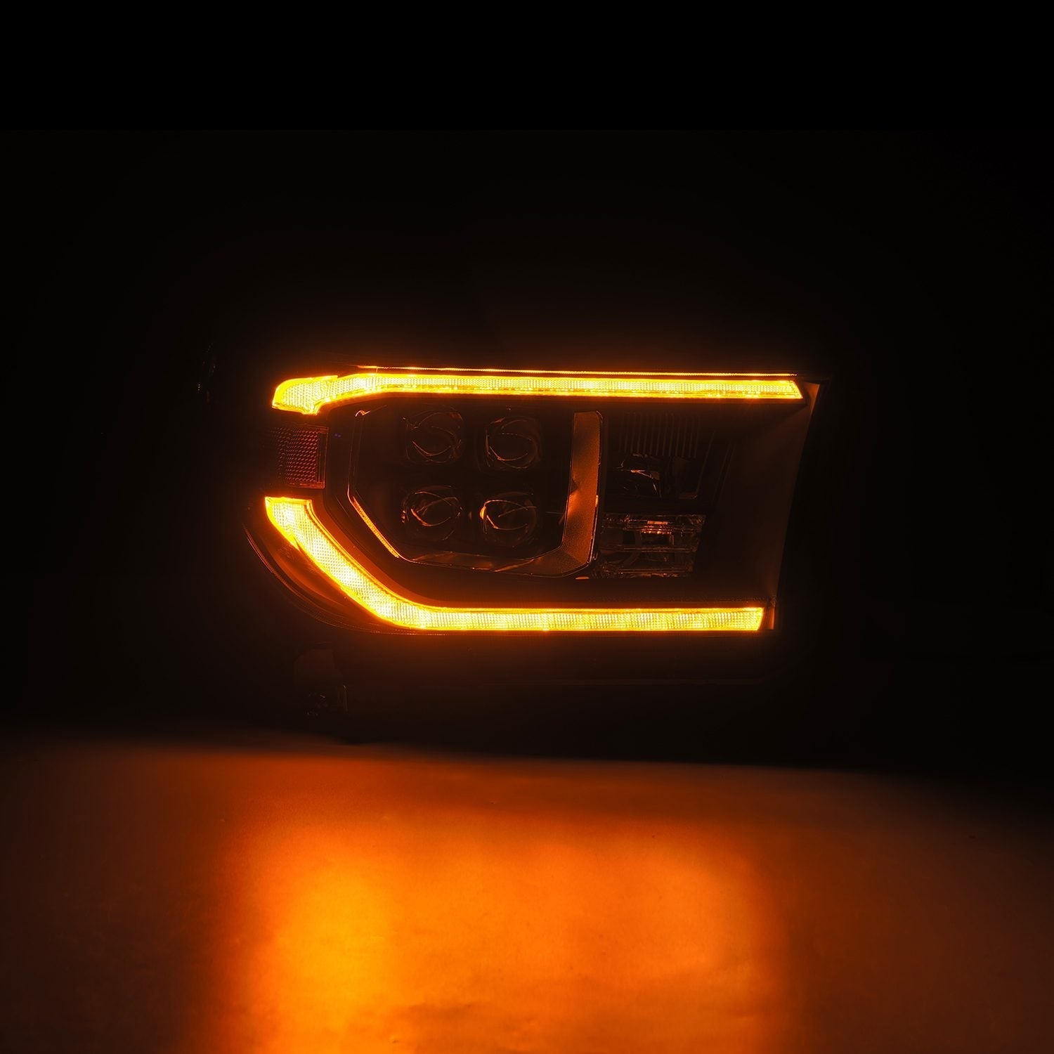 07-13 Toyota Tundra / 08-17 Sequoia NOVA-Series LED Projector Headlights Black (With Level Adjuster) - Apollo Off-Road