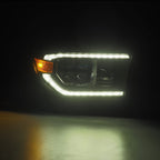 07-13 Toyota Tundra / 08-17 Sequoia NOVA-Series LED Projector Headlights Black (With Level Adjuster) - Apollo Off-Road