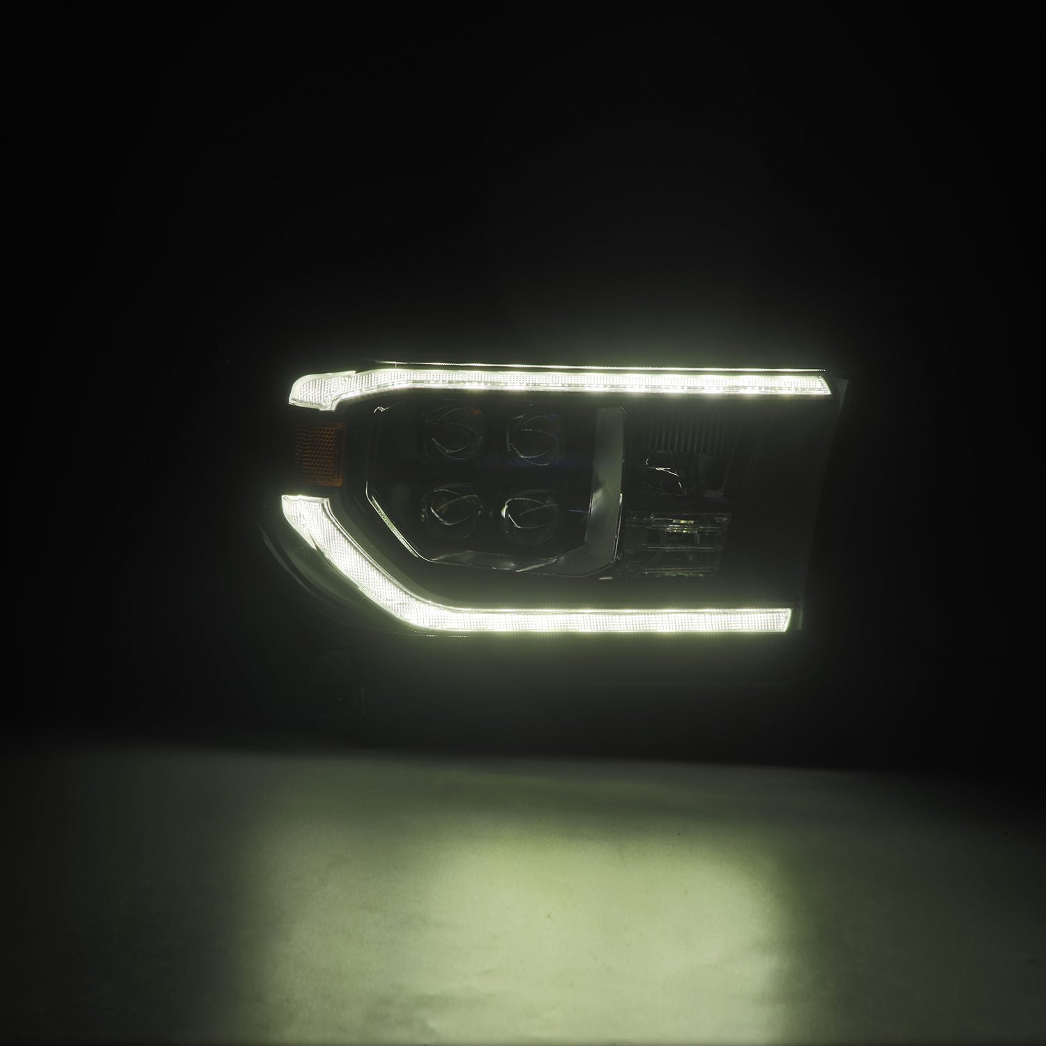 07-13 Toyota Tundra / 08-17 Sequoia NOVA-Series LED Projector Headlights Black (With Level Adjuster) - Apollo Off-Road