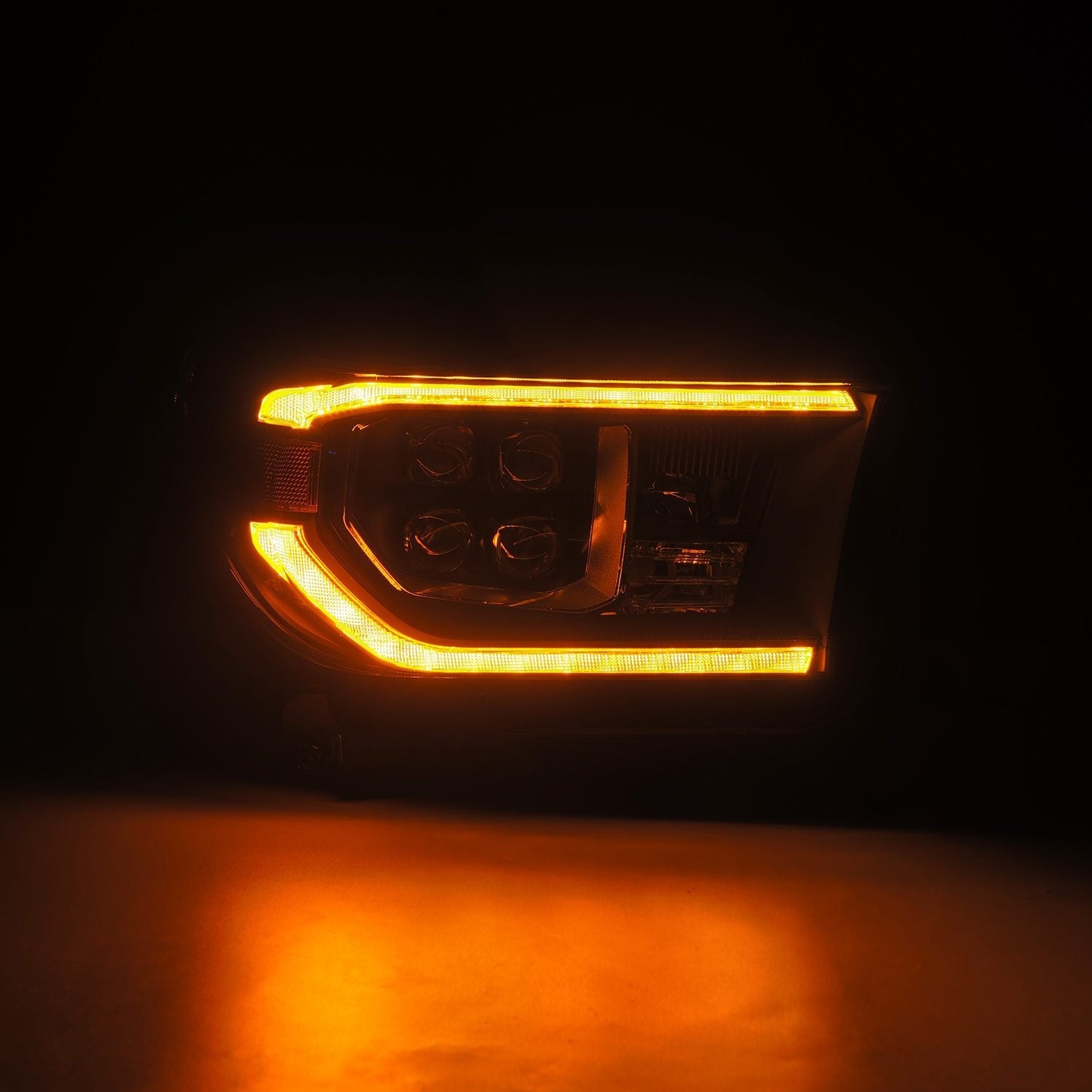 07-13 Toyota Tundra / 08-17 Sequoia NOVA-Series LED Projector Headlights Chrome (With Level Adjuster) - Apollo Off-Road