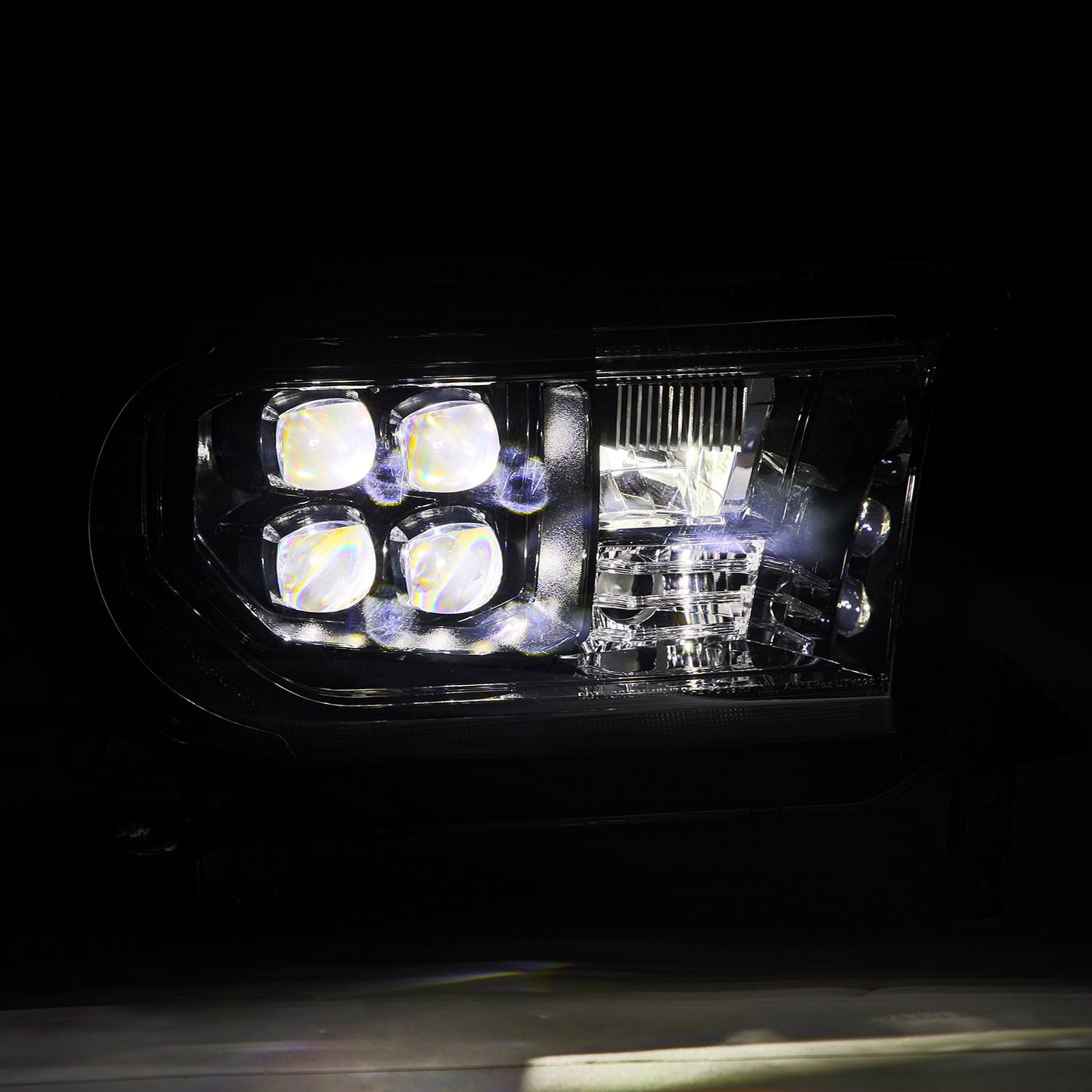 07-13 Toyota Tundra/08-17 Toyota Sequoia NOVA-Series Projector Headlights Alpha-Black - Apollo Off-Road