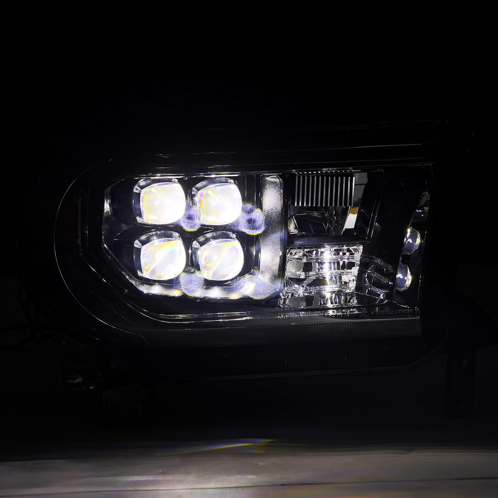 07-13 Toyota Tundra/08-17 Toyota Sequoia NOVA-Series Projector Headlights Alpha-Black - Apollo Off-Road