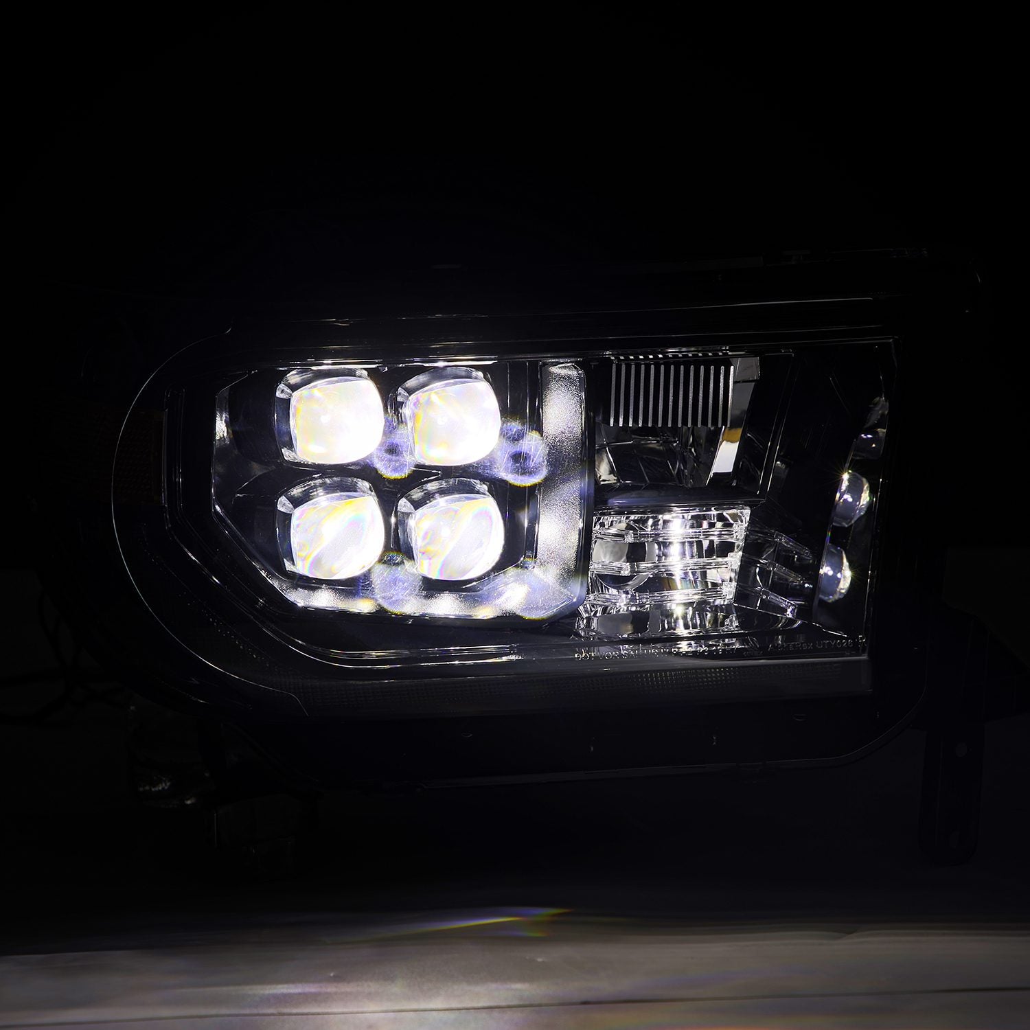 07-13 Toyota Tundra/08-17 Toyota Sequoia NOVA-Series Projector Headlights Alpha-Black - Apollo Off-Road