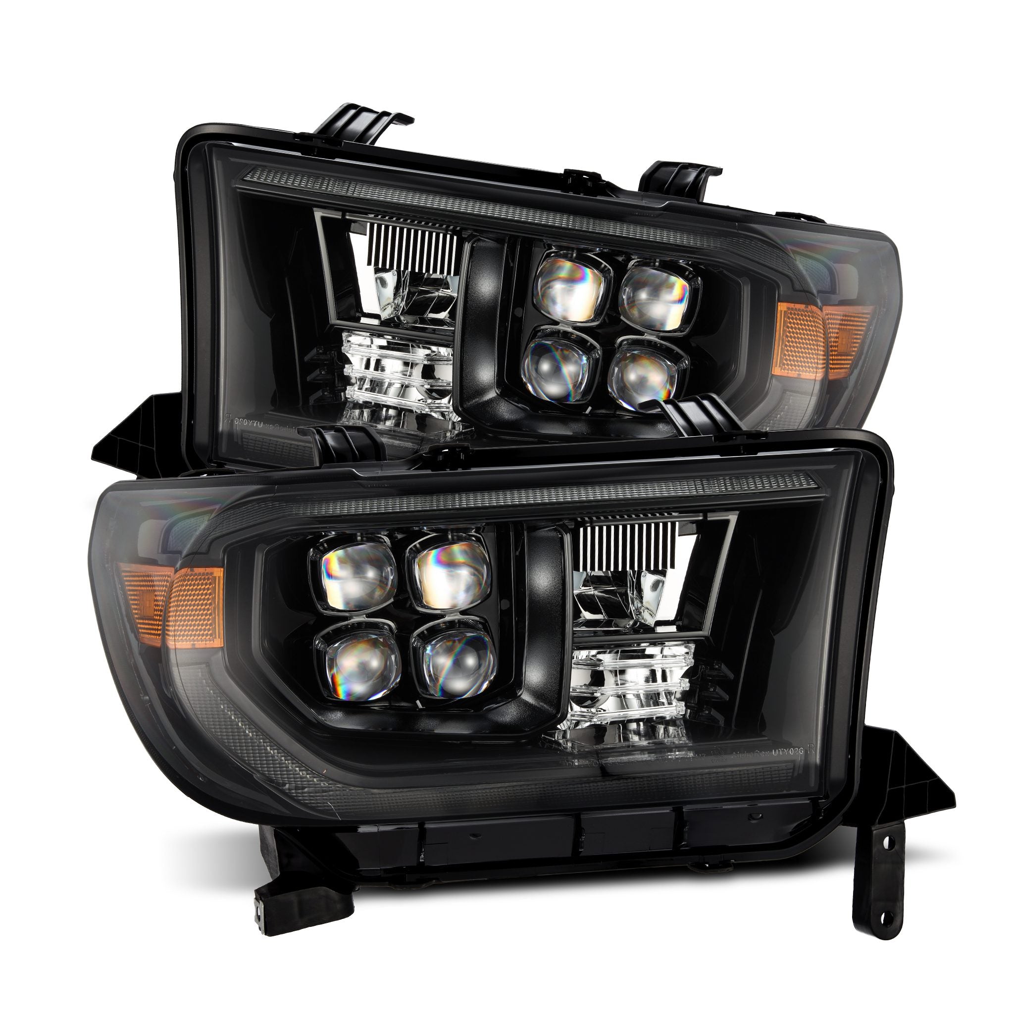 07-13 Toyota Tundra/08-17 Toyota Sequoia NOVA-Series Projector Headlights Alpha-Black - Apollo Off-Road