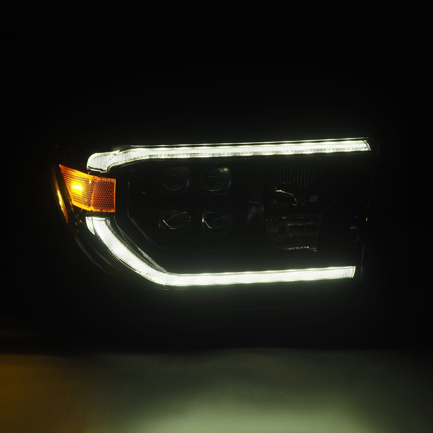 07-13 Toyota Tundra/08-17 Toyota Sequoia NOVA-Series Projector Headlights Alpha-Black - Apollo Off-Road