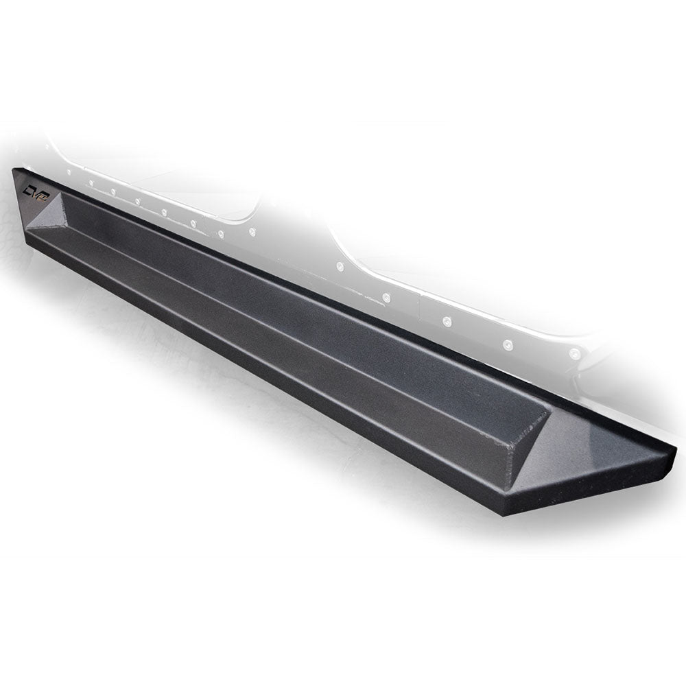 07-18 Jeep JK 4-Door Plated Slider With Step - Apollo Off-Road