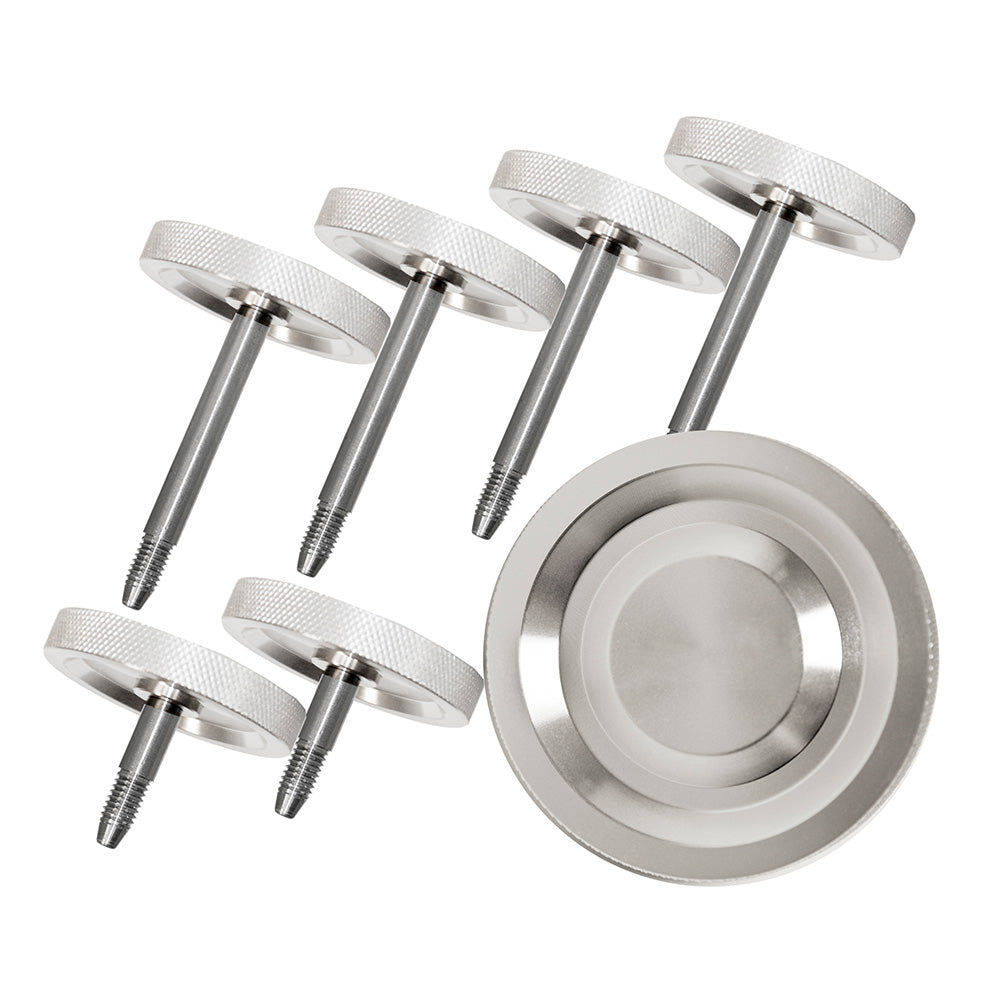 07-18 Jeep JK 4-Door Surround Knobs; Billet - Apollo Off-Road