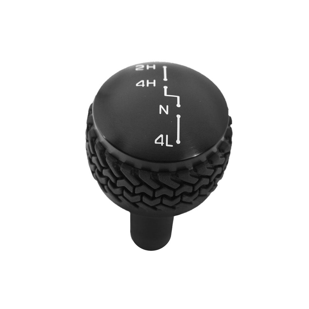 07-18 Jeep JK 4WD Shift Knob; Black - Apollo Off-Road