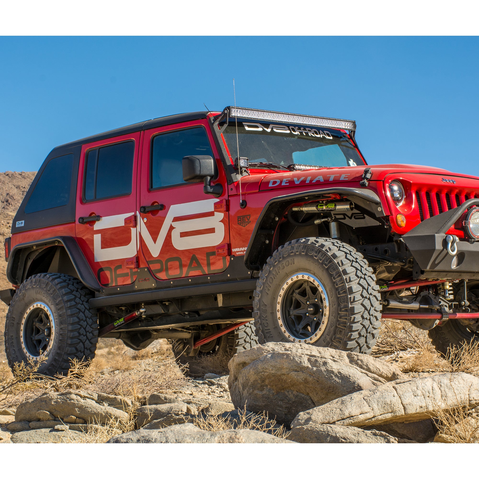 07-18 Jeep JK Fender Flares; Wide; Front & Rear - Apollo Off-Road