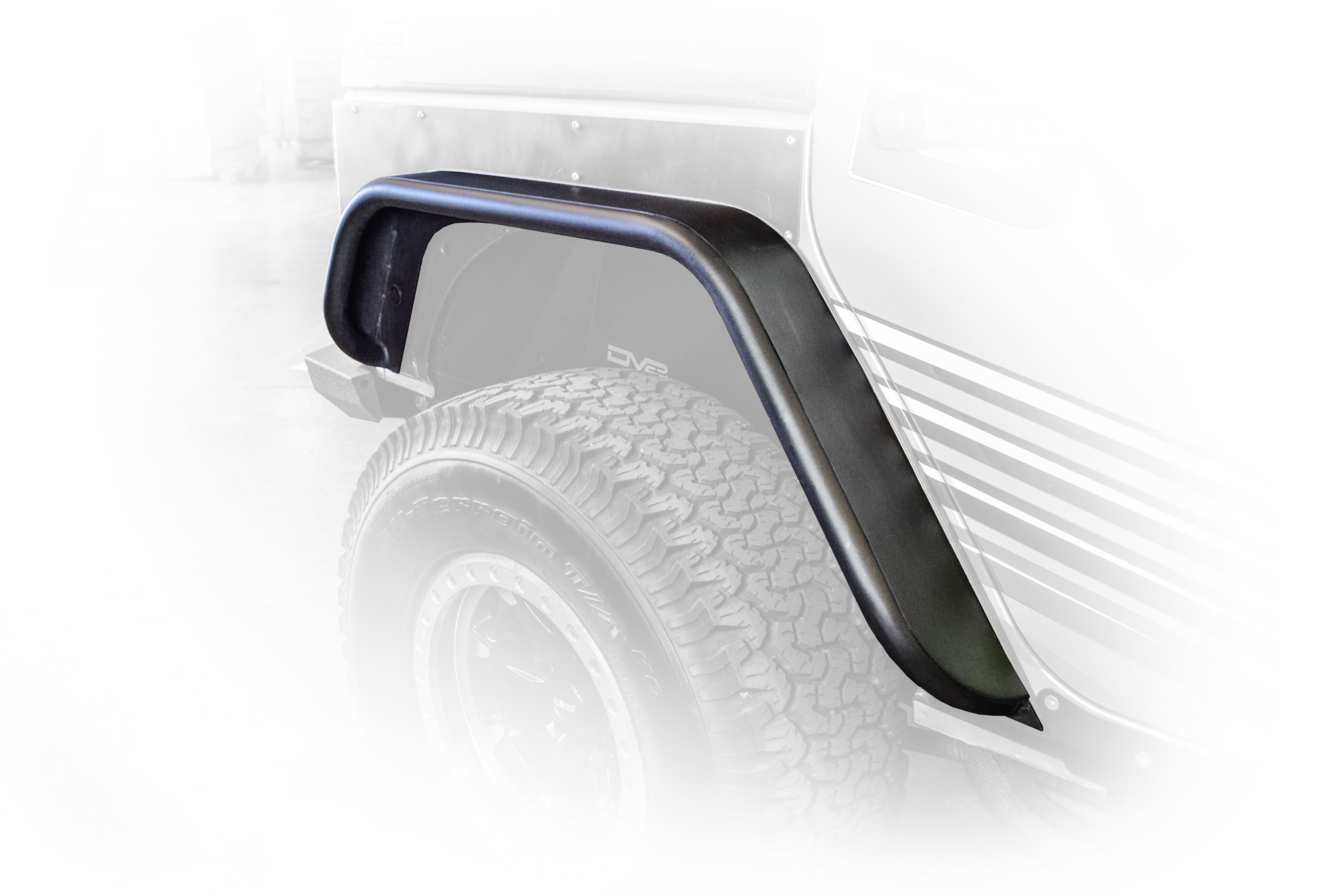 07-18 Jeep JK Fender Flares; Wide; Front & Rear - Apollo Off-Road
