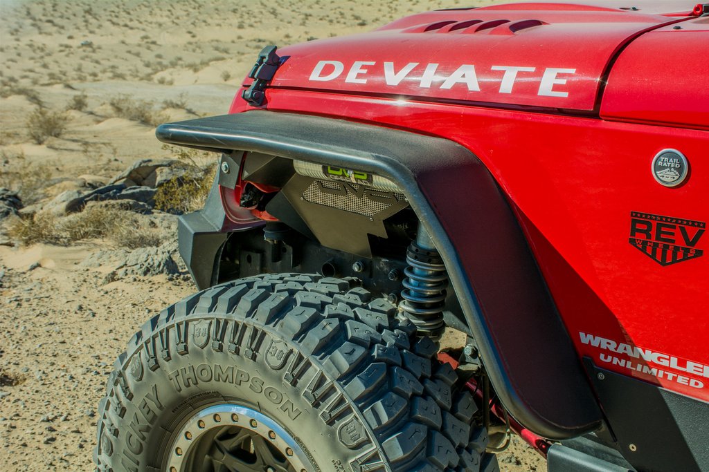 07-18 Jeep JK Fender Flares; Wide; Front & Rear - Apollo Off-Road