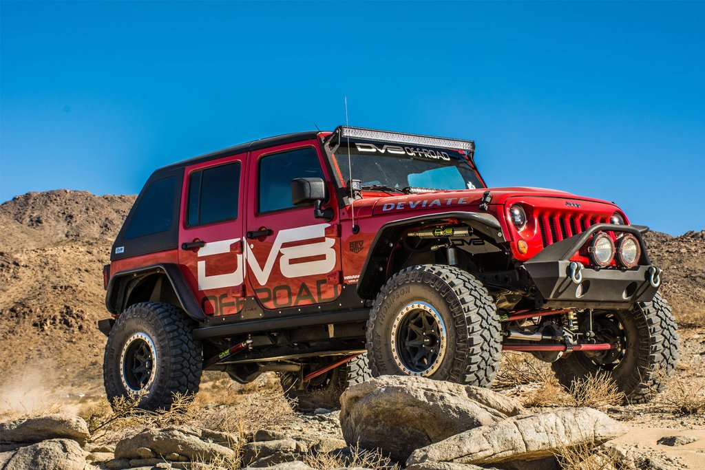 07-18 Jeep JK Fender Flares; Wide; Front & Rear - Apollo Off-Road