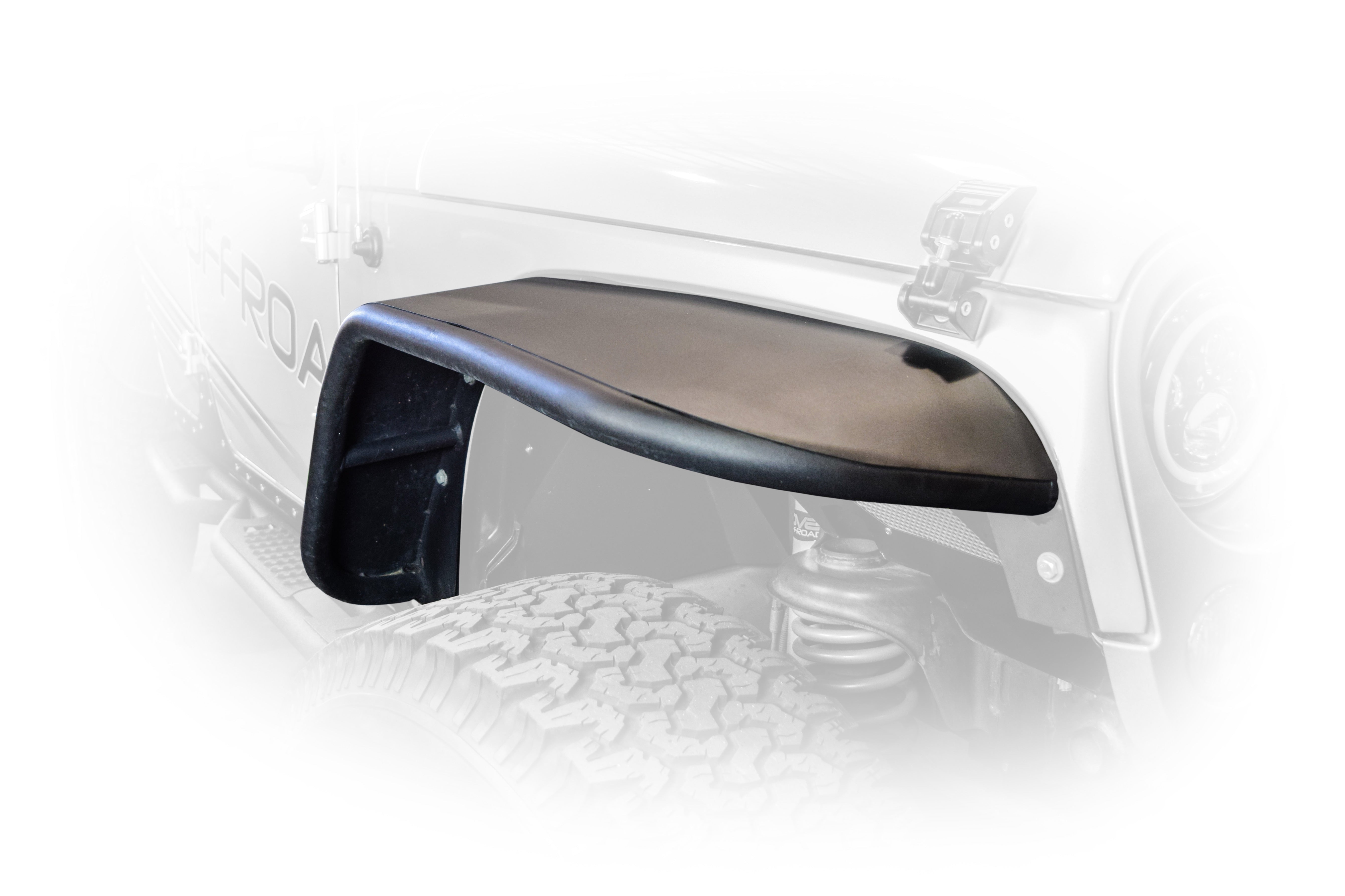 07-18 Jeep JK Fender Flares; Wide; Front & Rear - Apollo Off-Road