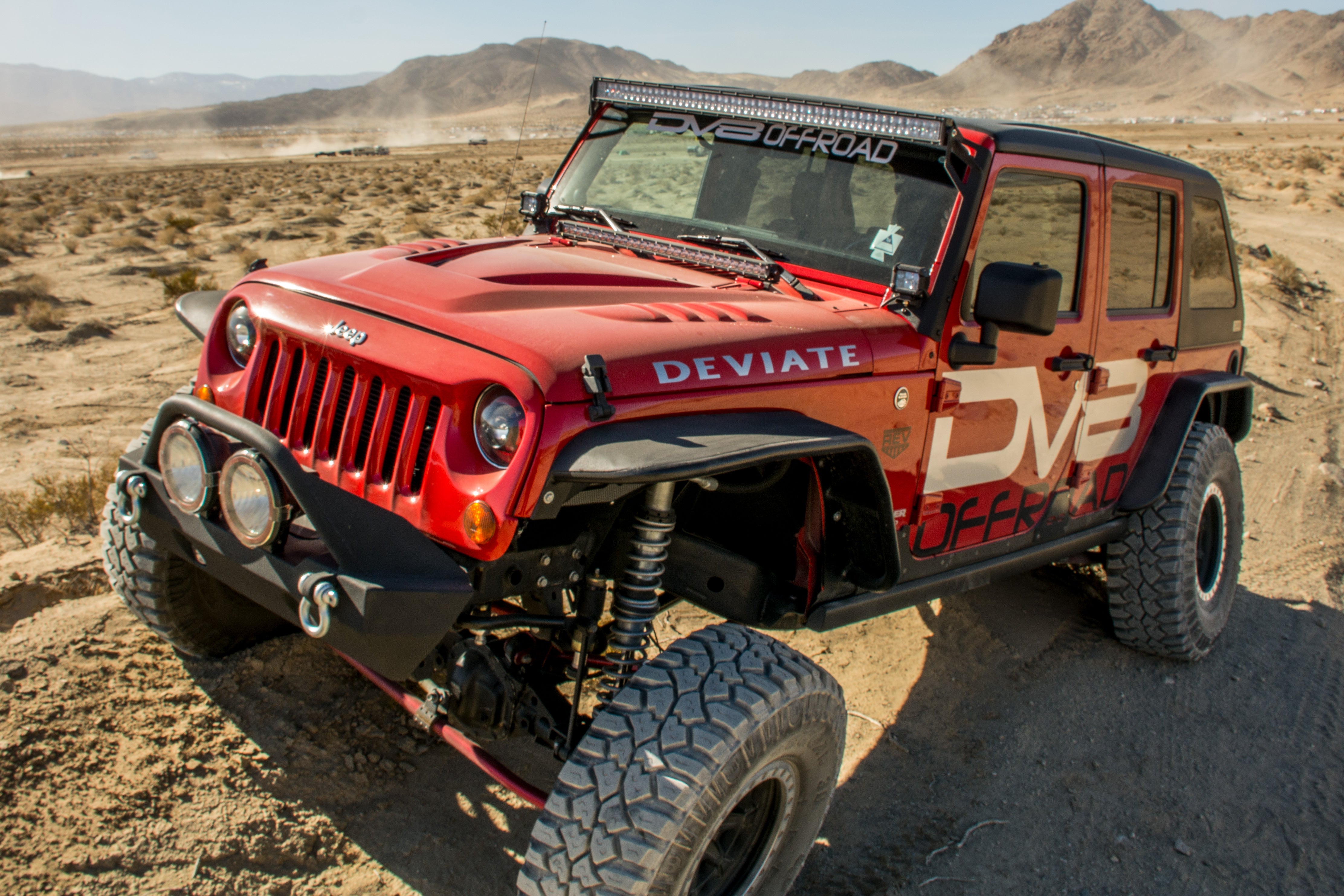 07-18 Jeep JK Fender Flares; Wide; Front & Rear - Apollo Off-Road