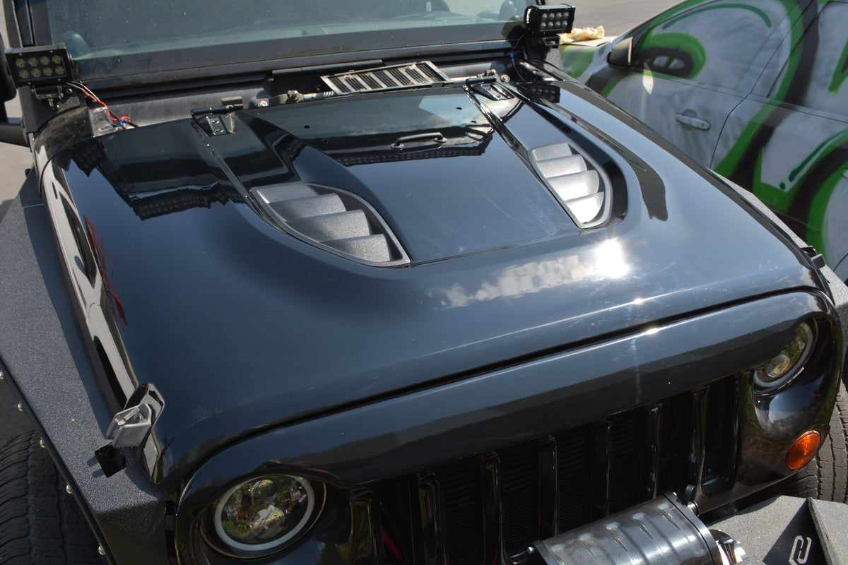 07-18 Jeep JK Hood; 10Th Anniversary - Apollo Off-Road