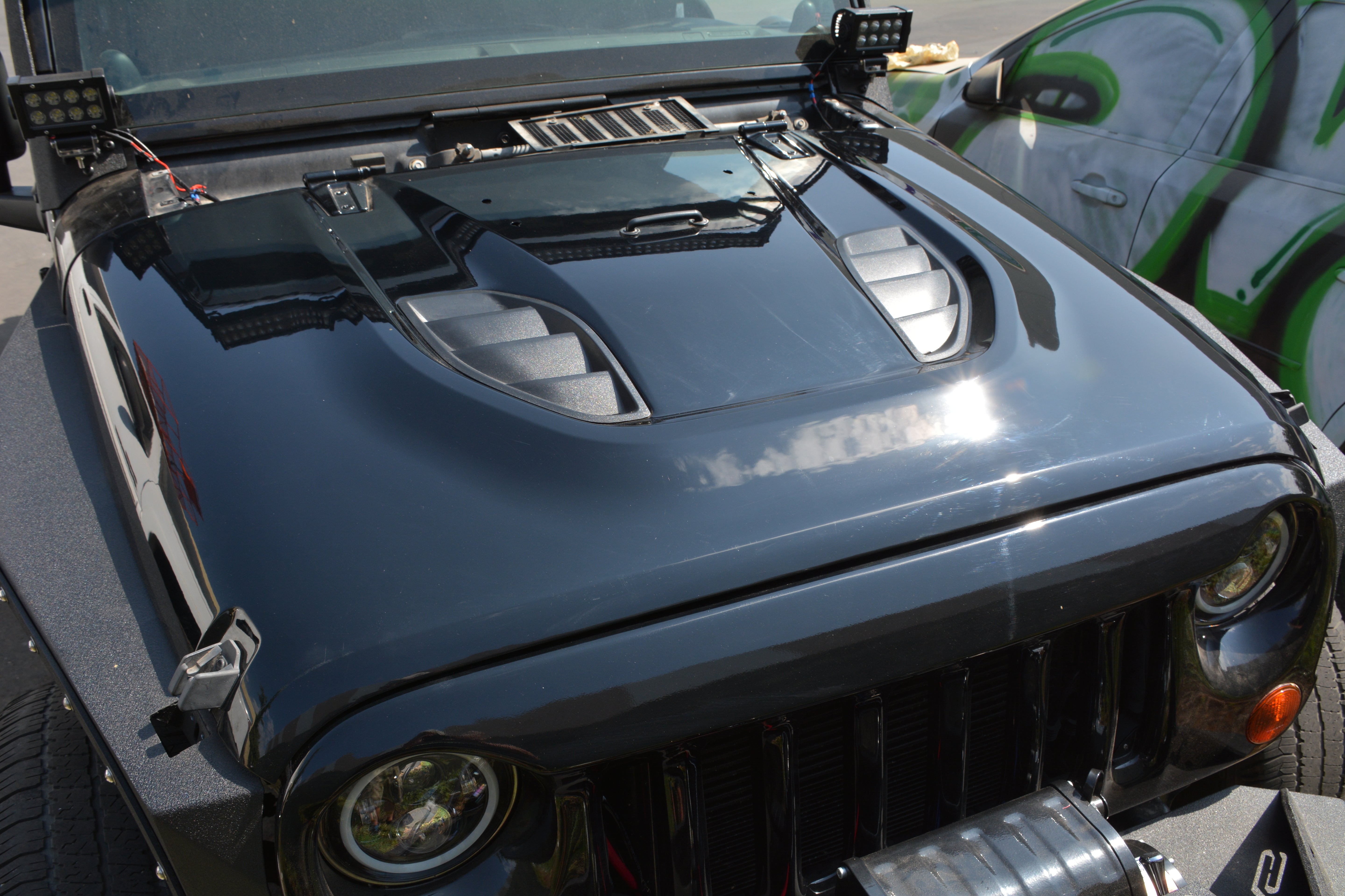 07-18 Jeep JK Hood; 10Th Anniversary - Apollo Off-Road