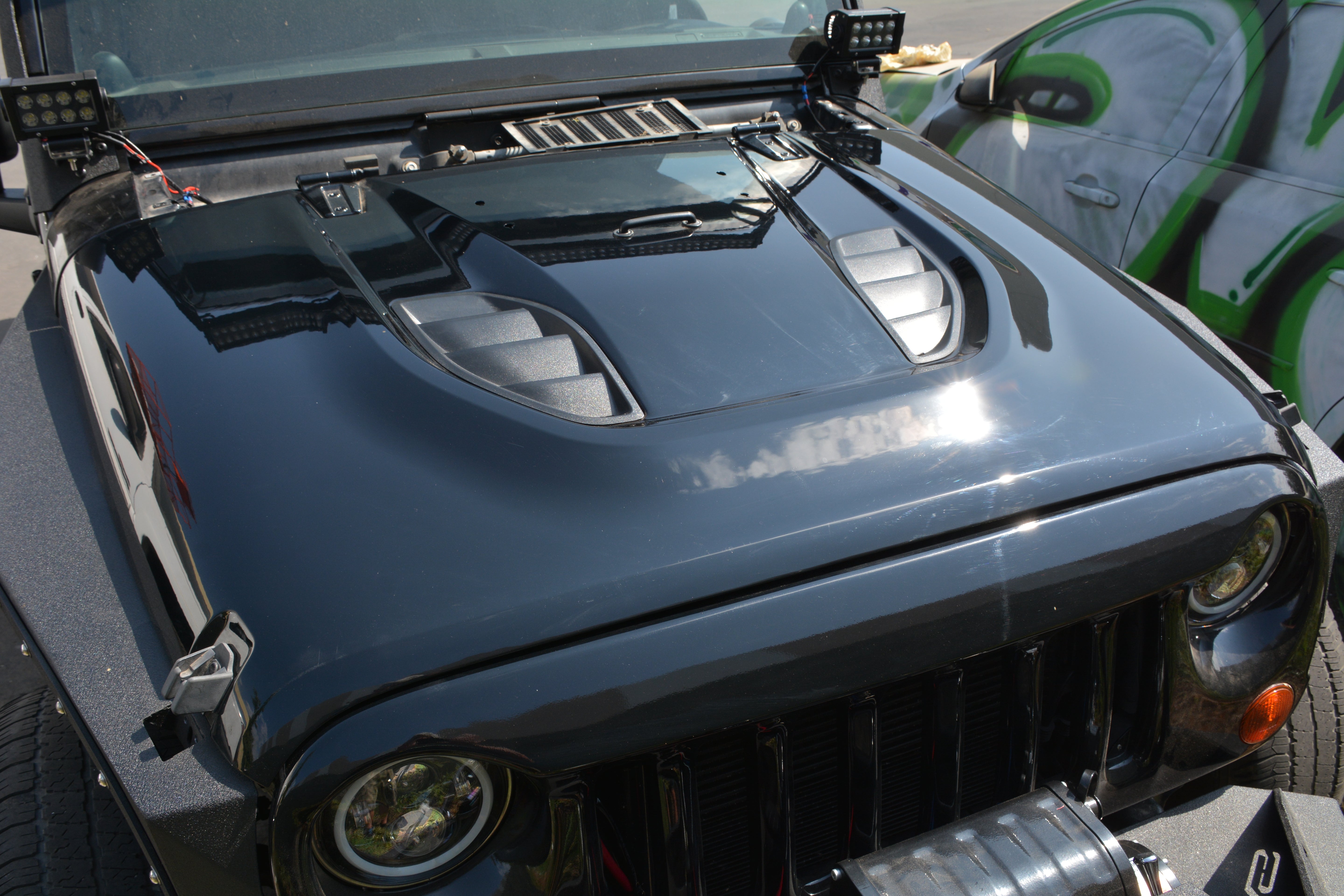 07-18 Jeep JK Hood; 10Th Anniversary - Apollo Off-Road