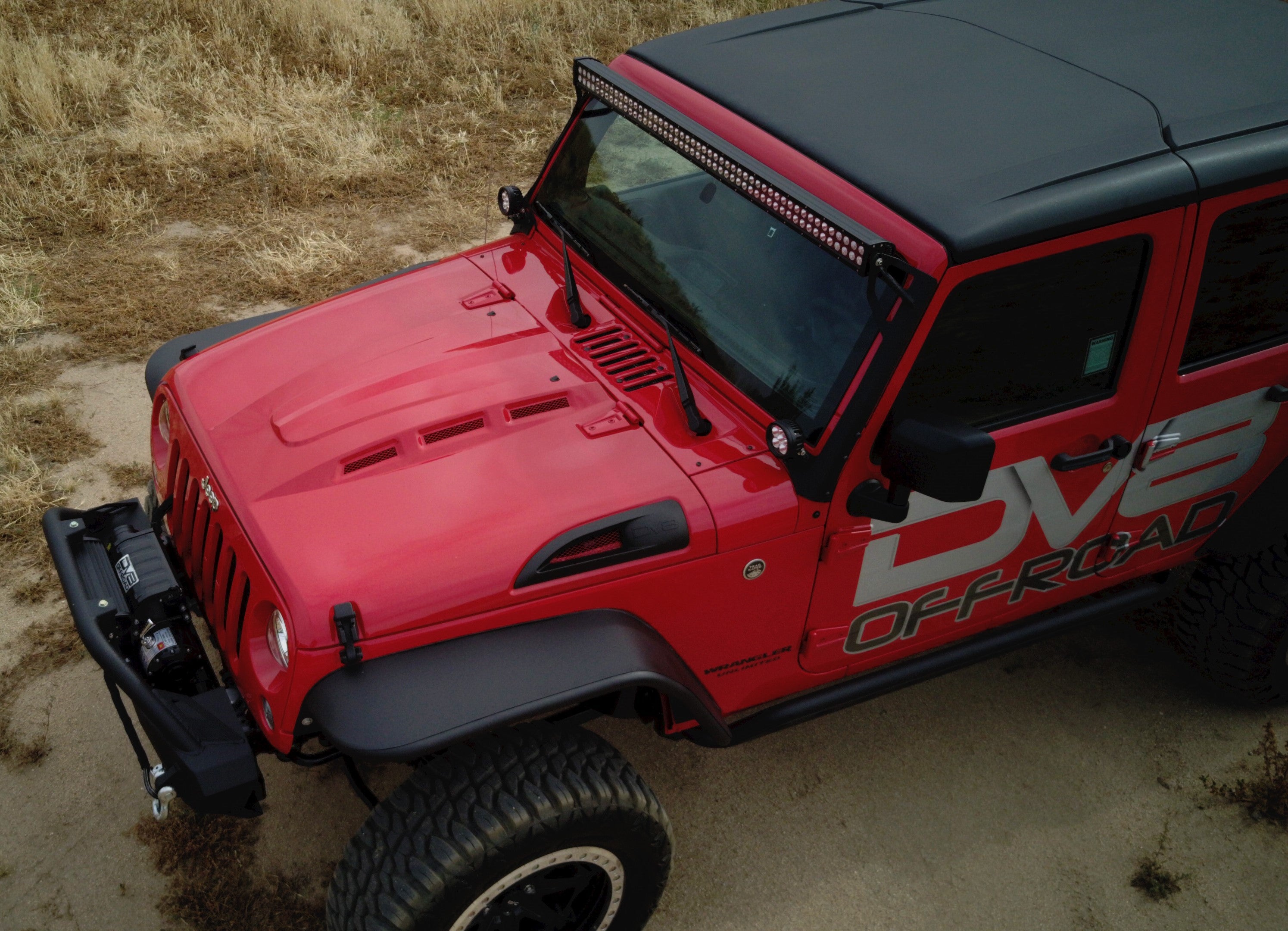 07-18 Jeep JK Hood; Heat Dispersion - Apollo Off-Road