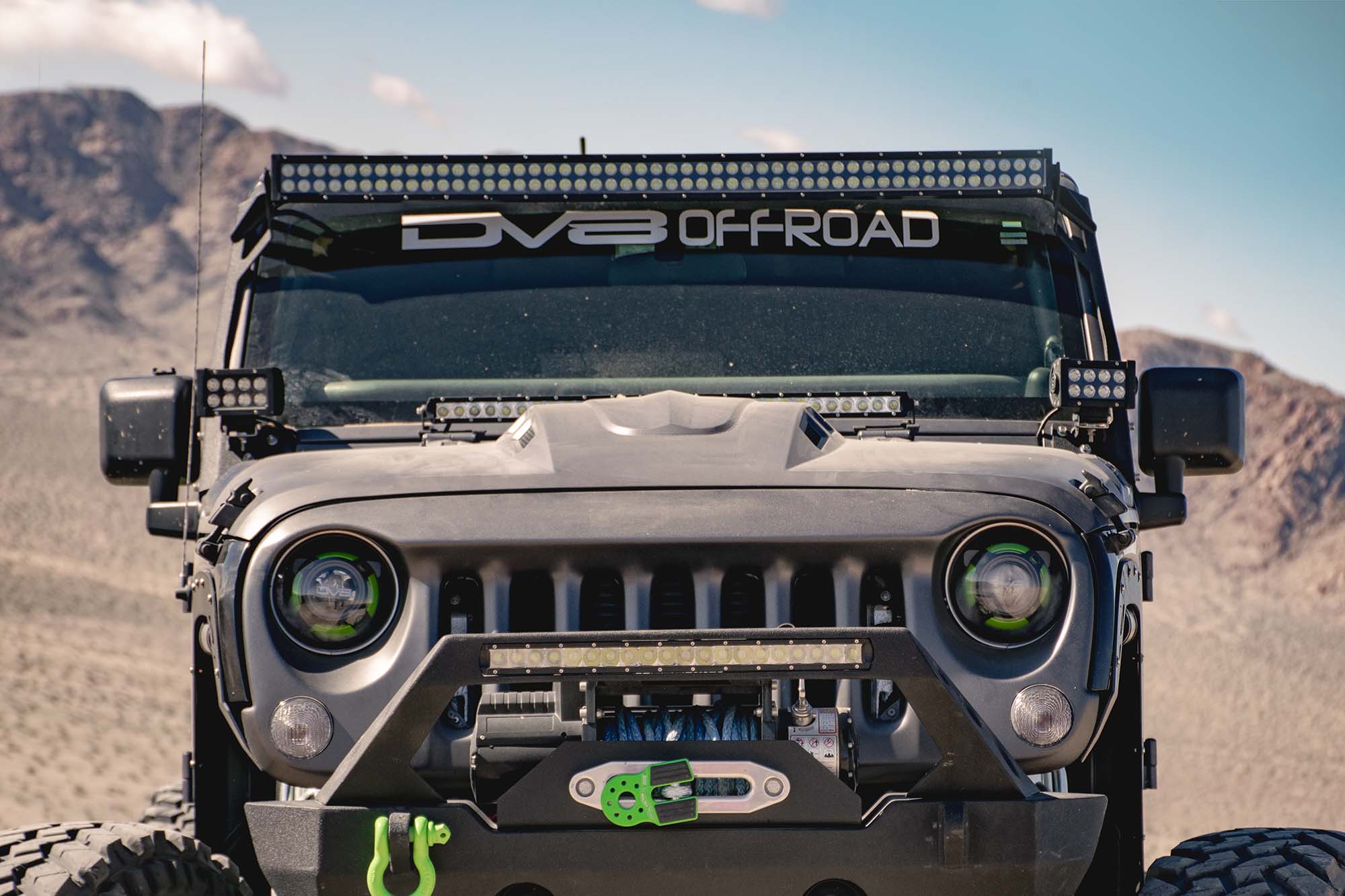 07-18 Jeep JK Hood; Heat Dispersion - Apollo Off-Road