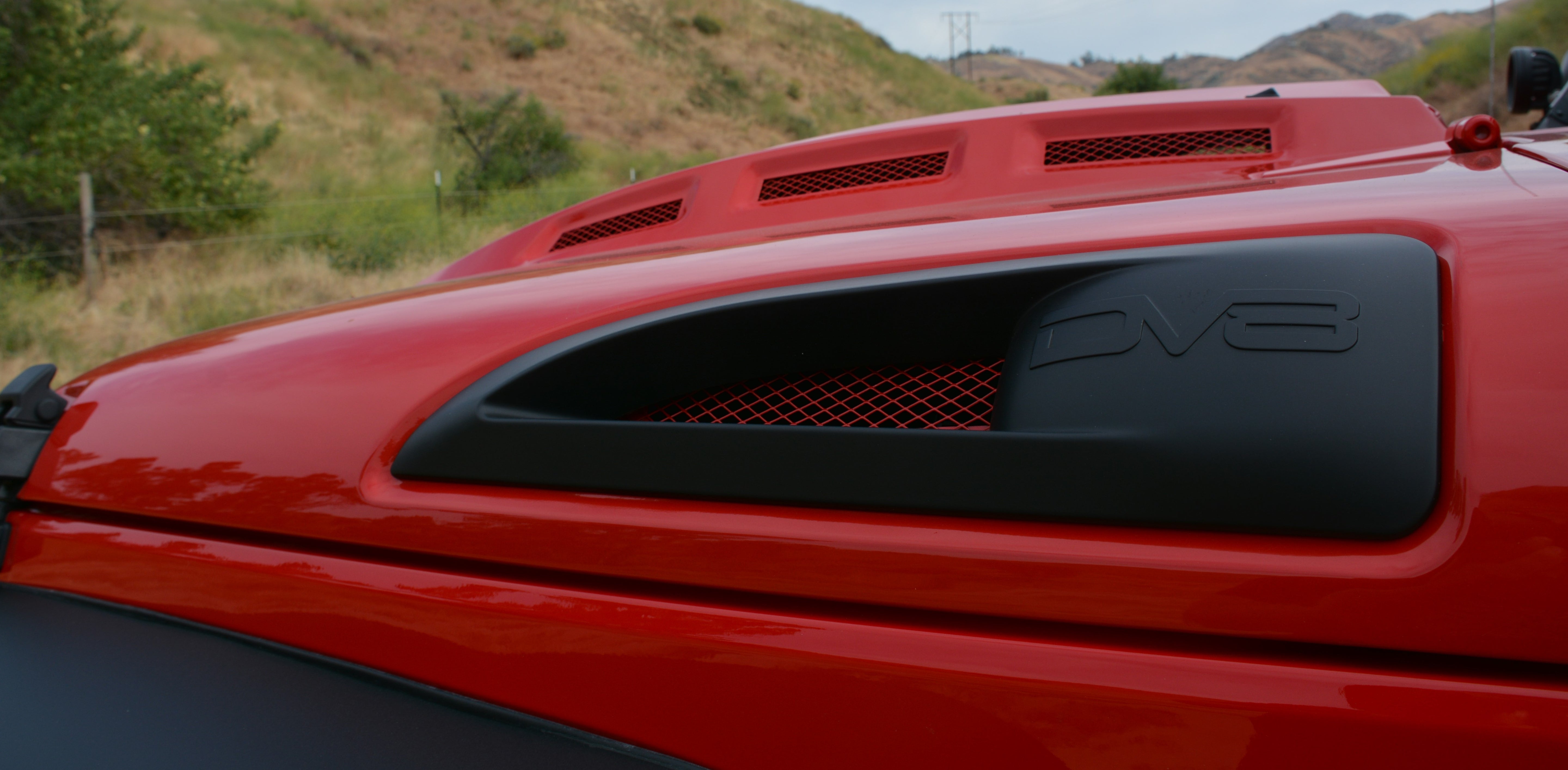 07-18 Jeep JK Hood; Heat Dispersion - Apollo Off-Road