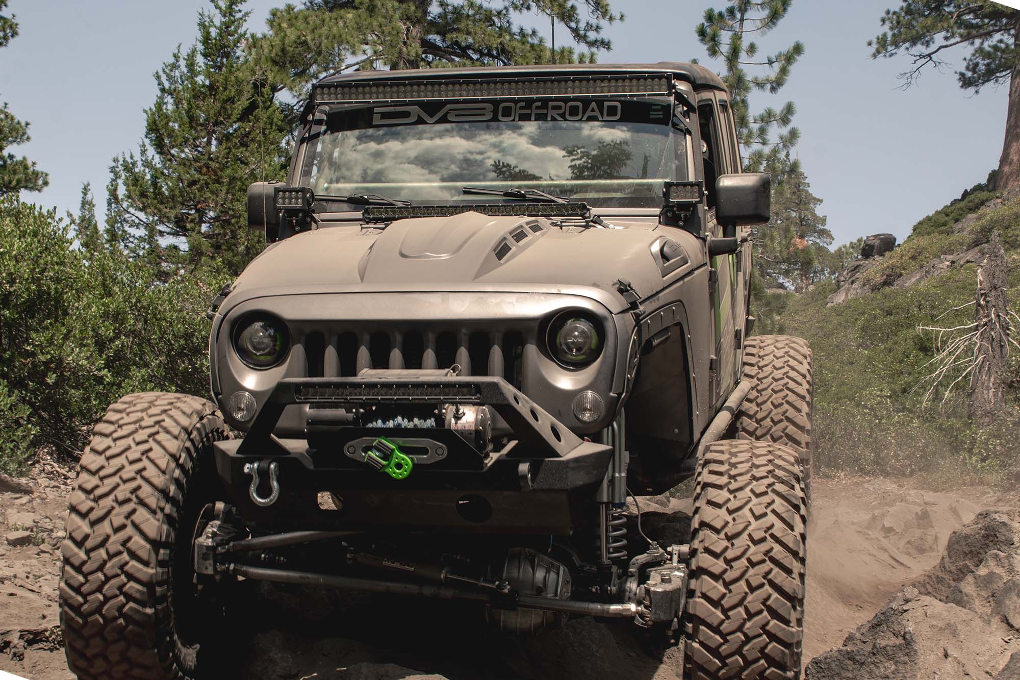 07-18 Jeep JK Hood; Heat Dispersion - Apollo Off-Road