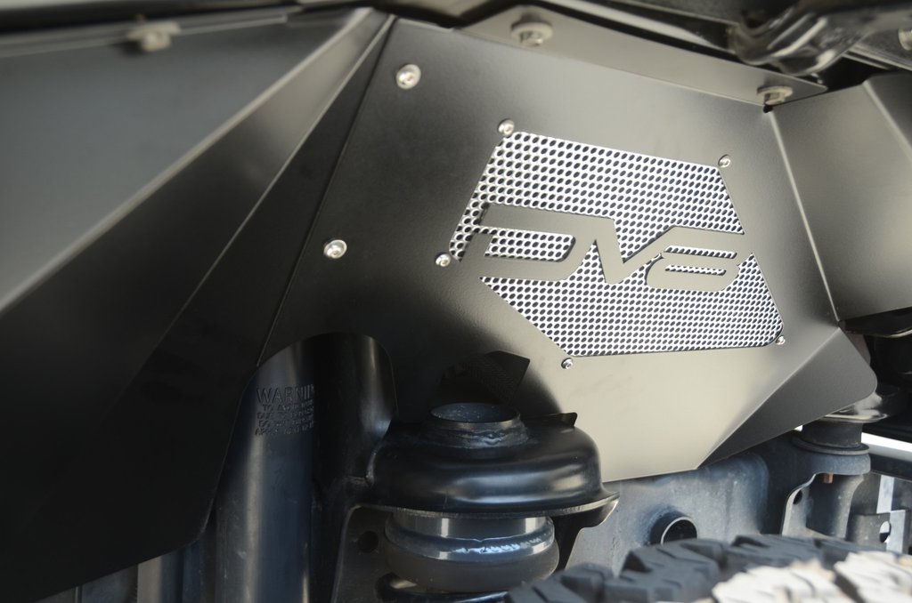 07-18 Jeep JK Inner Fender; Front; Black Finish - Apollo Off-Road