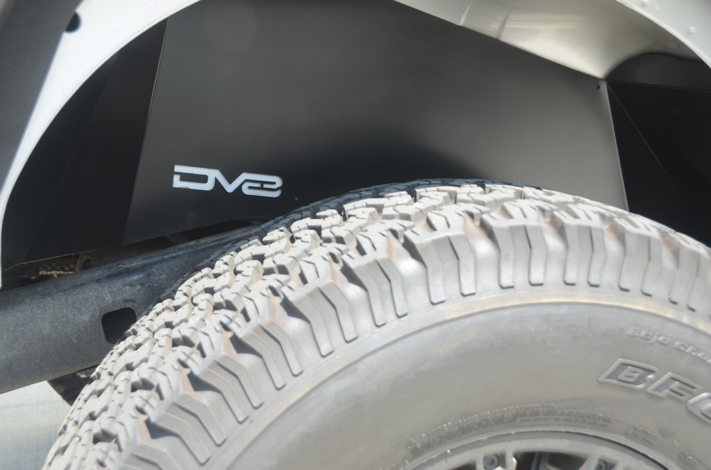 07-18 Jeep JK Inner Fender; Rear; Black Finish - Apollo Off-Road