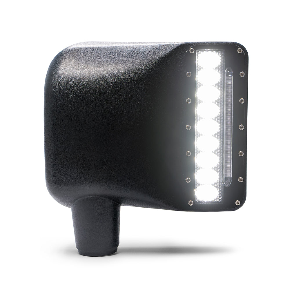 07-18 Jeep JK LED Mirror Covers; Pair - Apollo Off-Road