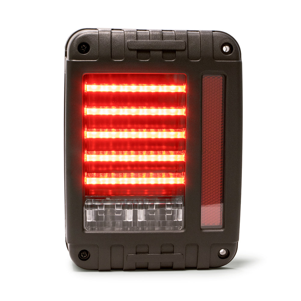 07-18 Jeep JK LED Tail Light; Horizontal - Apollo Off-Road