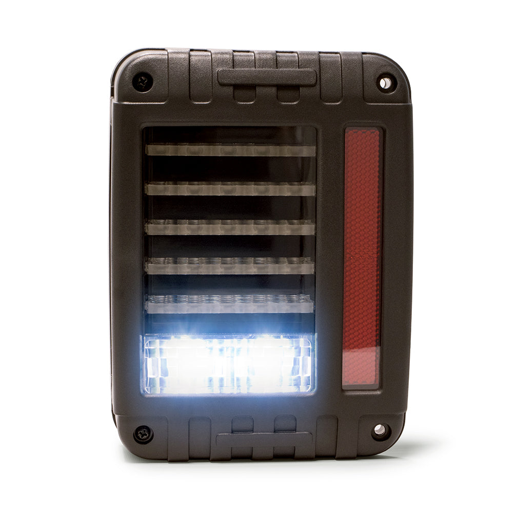 07-18 Jeep JK LED Tail Light; Horizontal - Apollo Off-Road