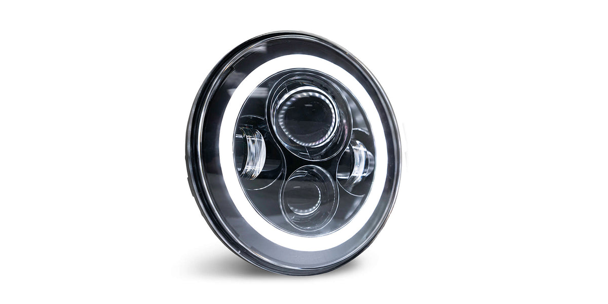 07-18 Jeep JK Projector HeadLights; Halo - Apollo Off-Road