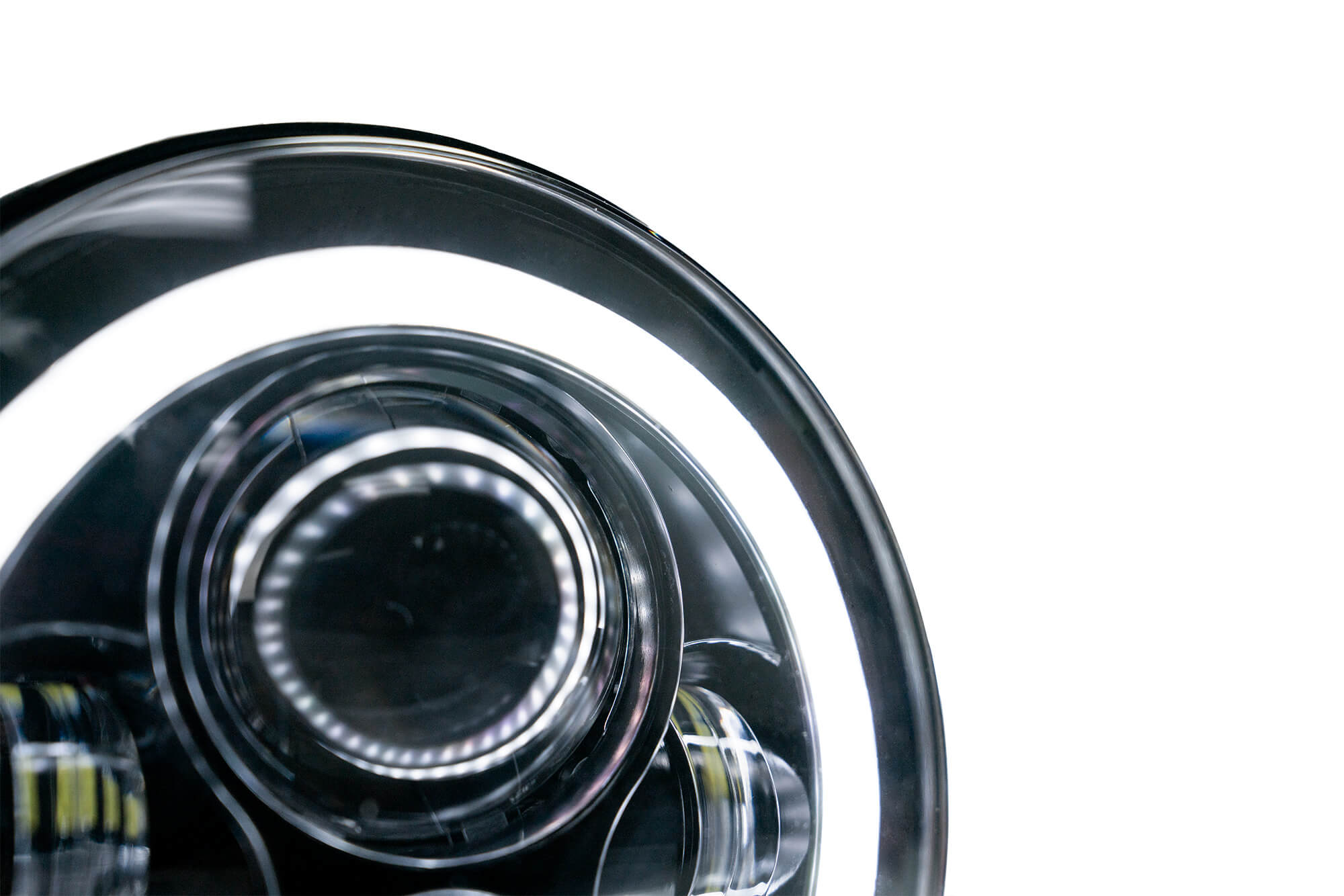 07-18 Jeep JK Projector HeadLights; Halo - Apollo Off-Road