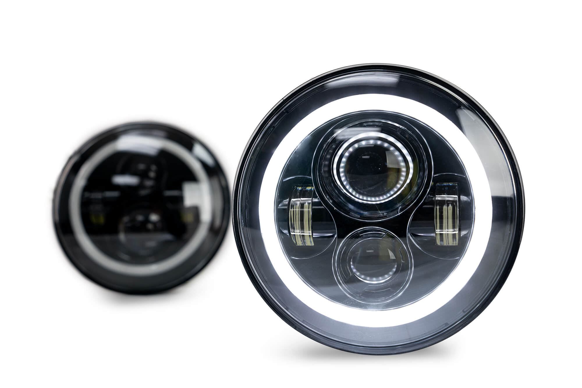 07-18 Jeep JK Projector HeadLights; Halo - Apollo Off-Road