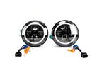 07-18 Jeep JK Projector HeadLights; Halo - Apollo Off-Road