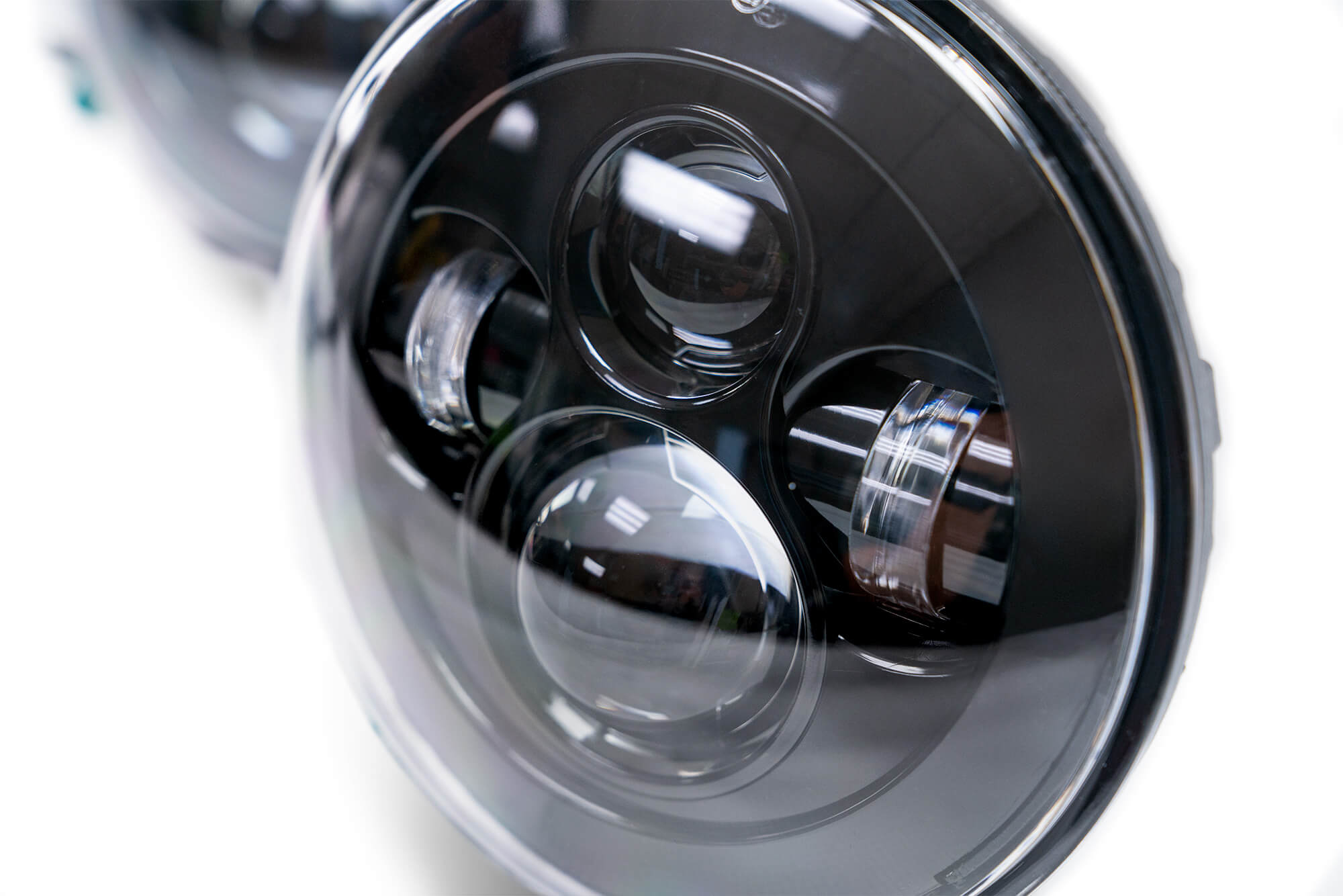 07-18 Jeep JK Projector HeadLights; No Halo - Apollo Off-Road
