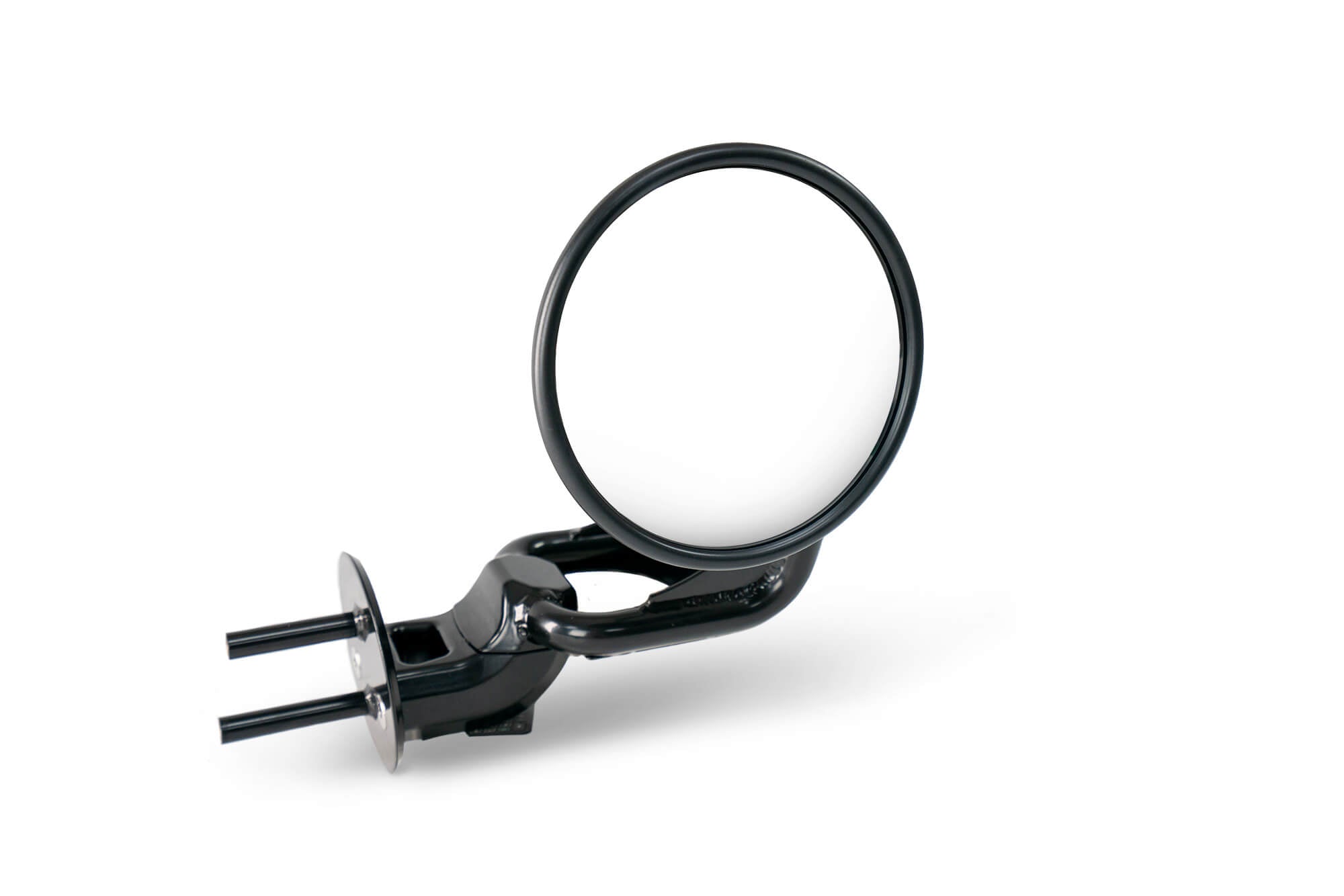 07-18 Jeep JK Tubular Mirrors; Black - Apollo Off-Road