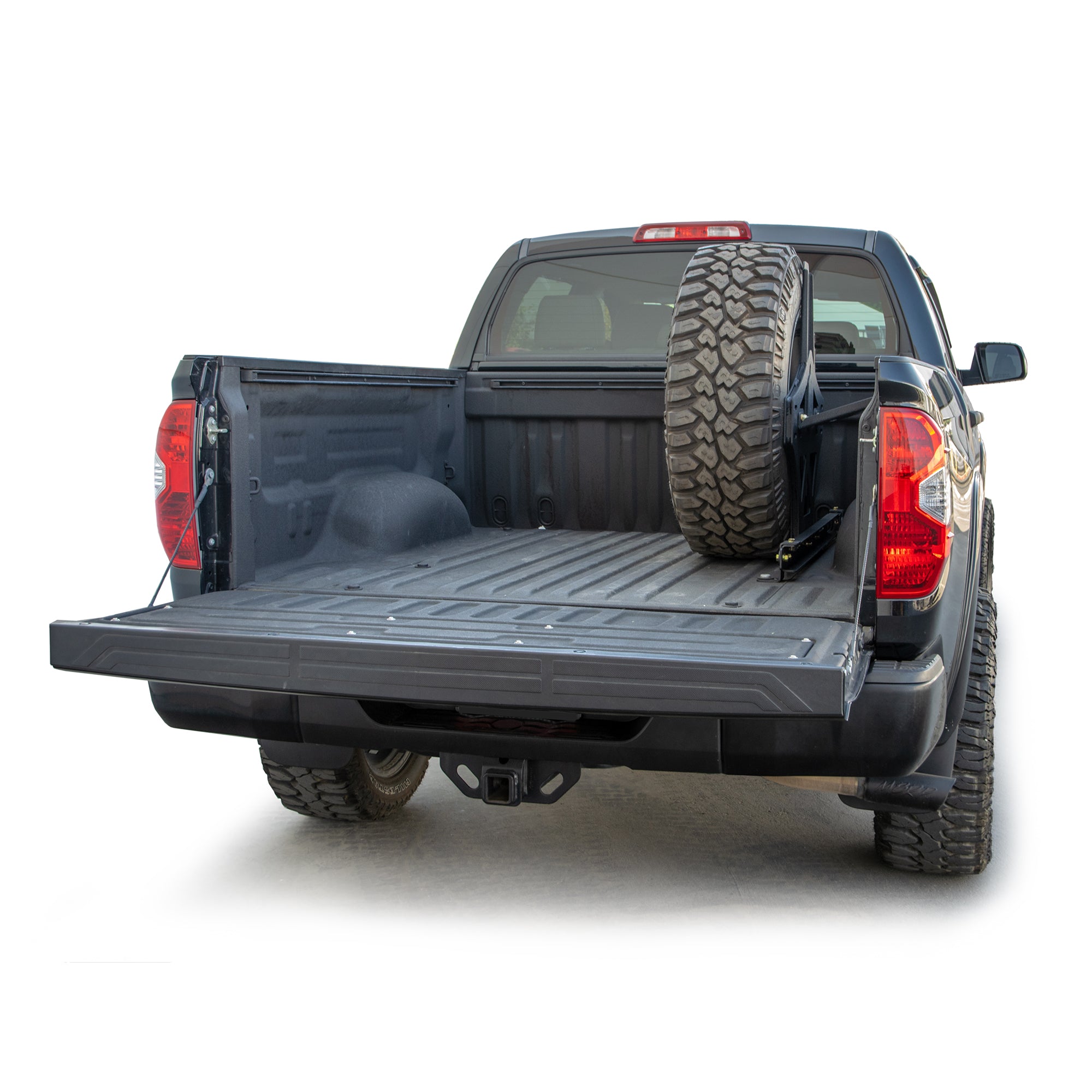 07-20 Tundra Stand Up Spare Tire Mount - Apollo Off-Road