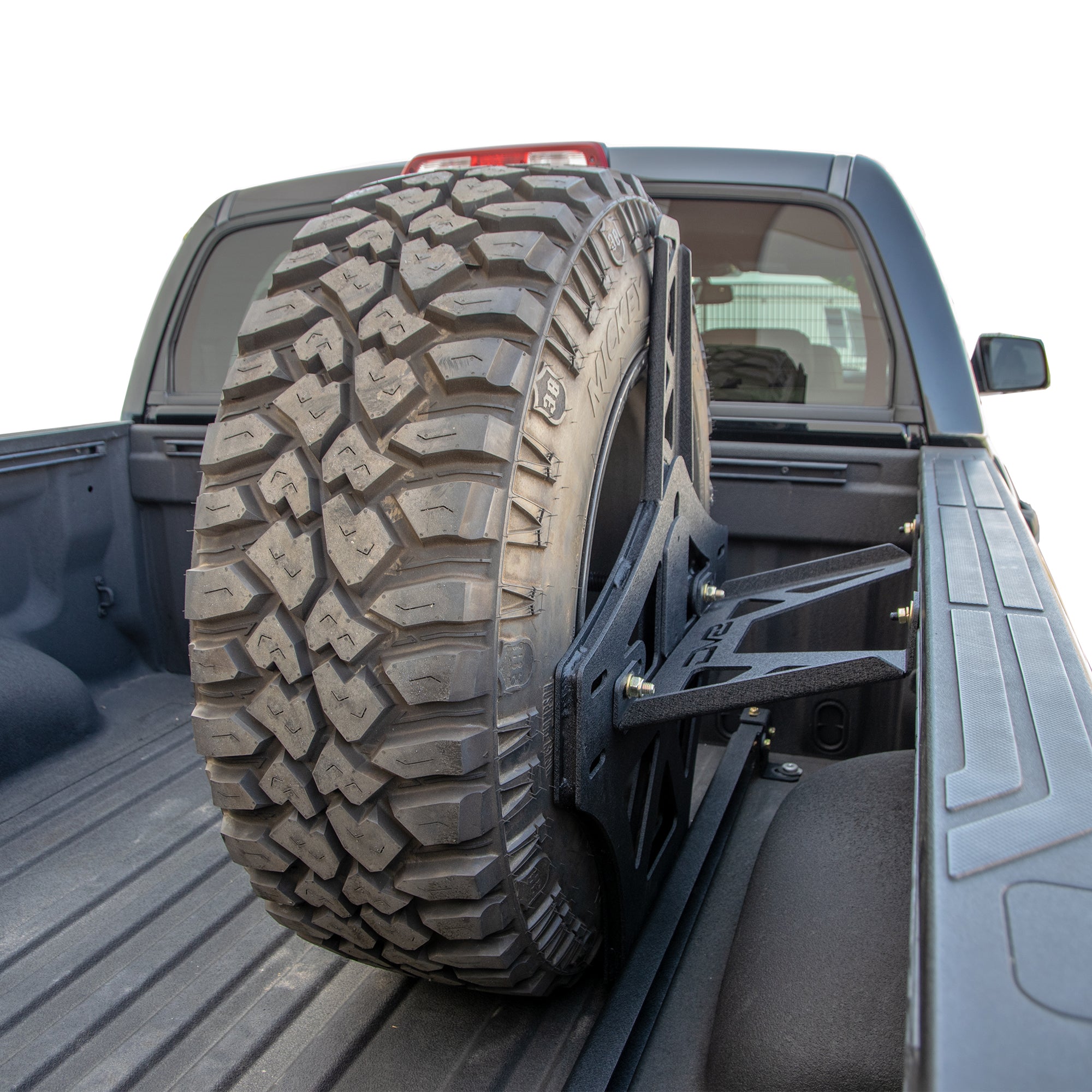 07-20 Tundra Stand Up Spare Tire Mount - Apollo Off-Road