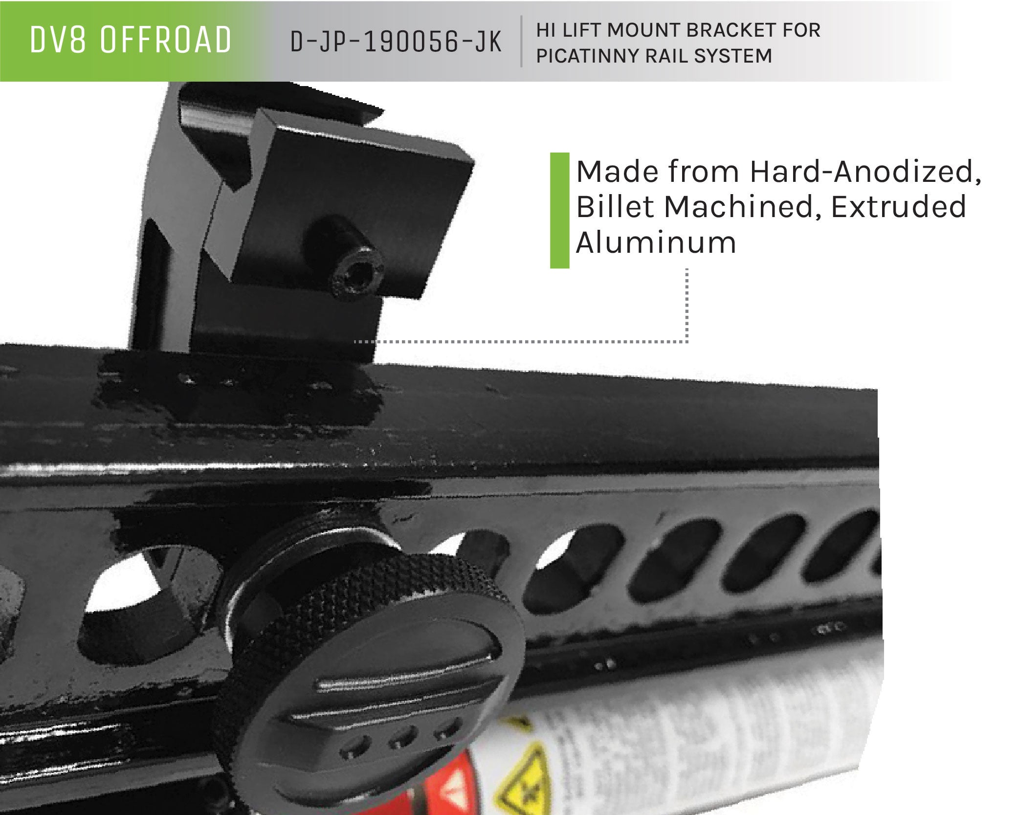 07-21 Jeep Wrangler JK/JL Hi Lift Mount Bracket - Apollo Off-Road