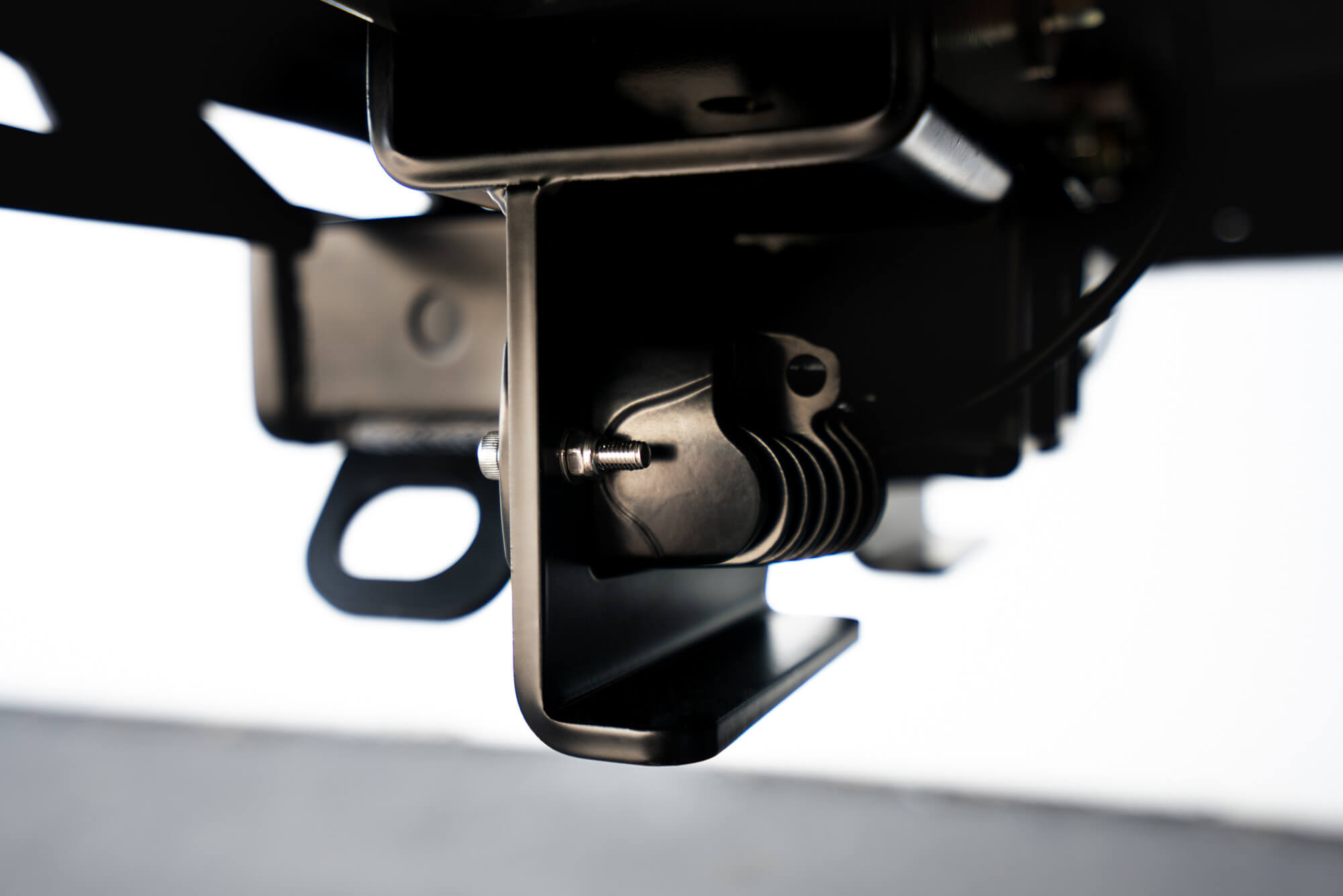 07-22 Jeep Wrangler JK/JL Bolt On Hitch With Cube Lights - Apollo Off-Road