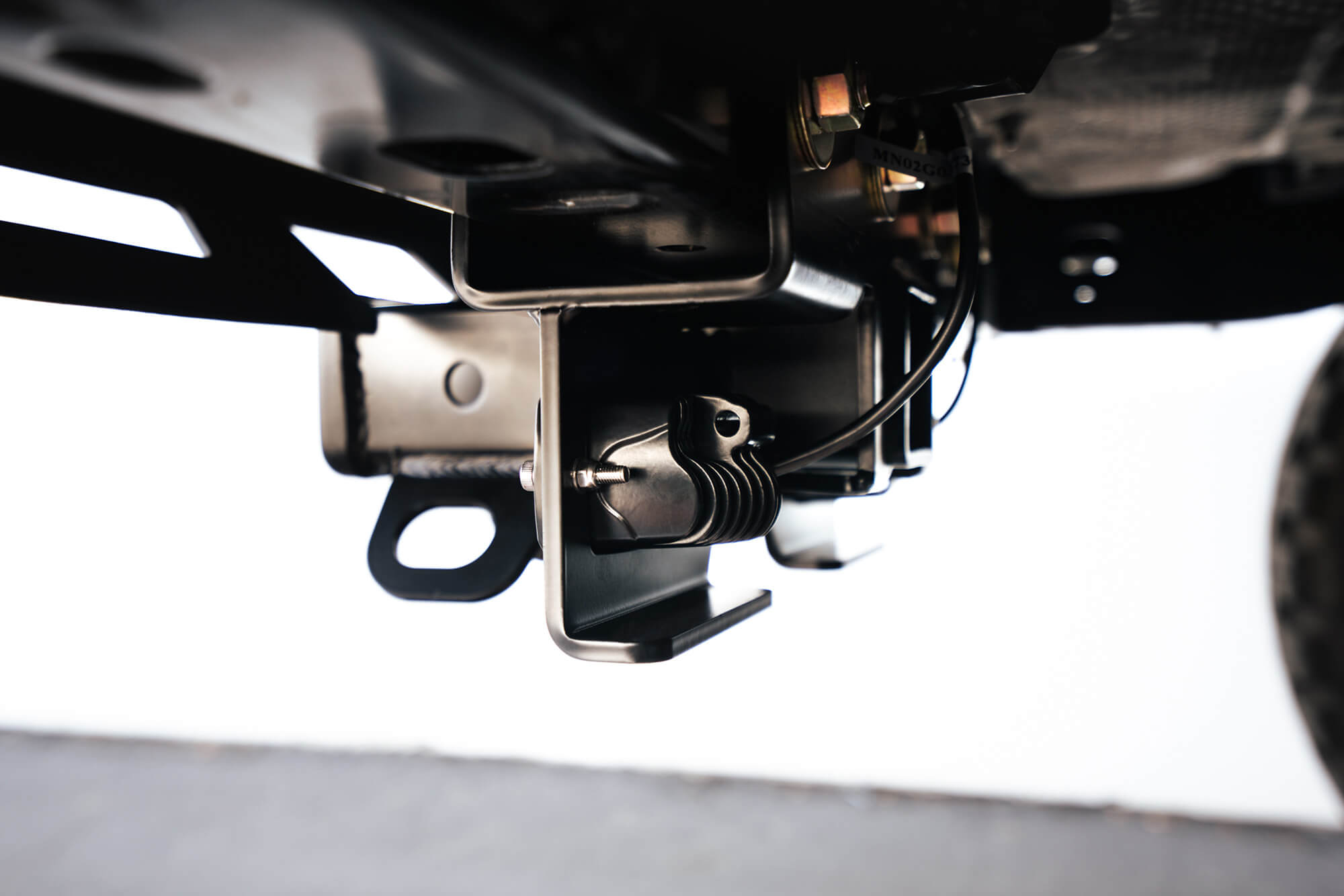 07-22 Jeep Wrangler JK/JL Bolt On Hitch With Cube Lights - Apollo Off-Road