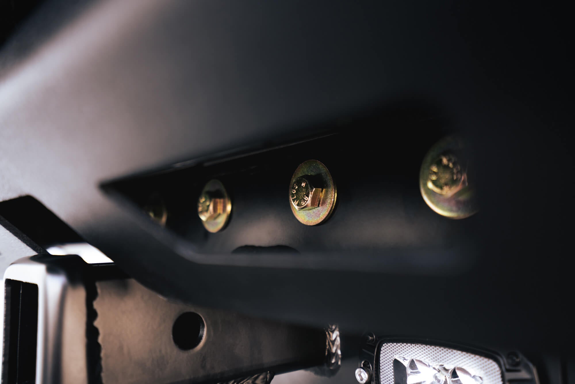 07-22 Jeep Wrangler JK/JL Bolt On Hitch With Cube Lights - Apollo Off-Road