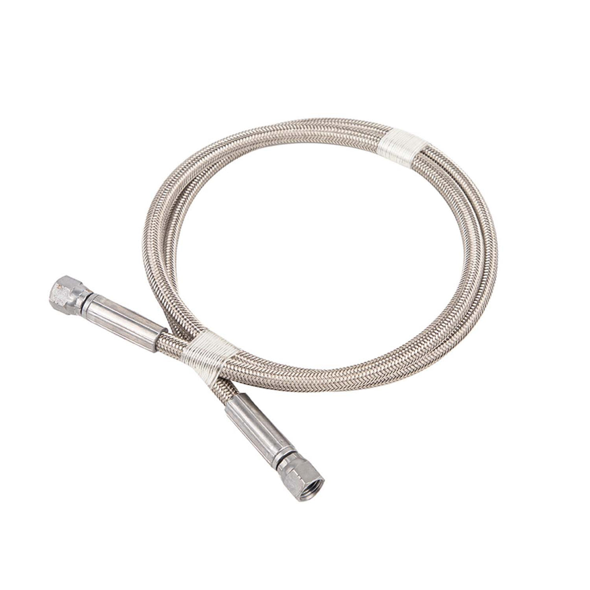 ARB Reinforced Stainless Steel Braided PTFE Hose 1/4 in. x 1.0m Long - Apollo Off-Road