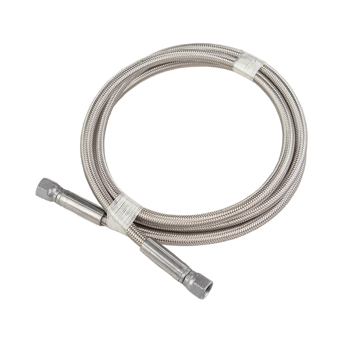 ARB Reinforced Stainless Steel Braided PTFE Hose 1/4 in. x 1.5m Long - Apollo Off-Road