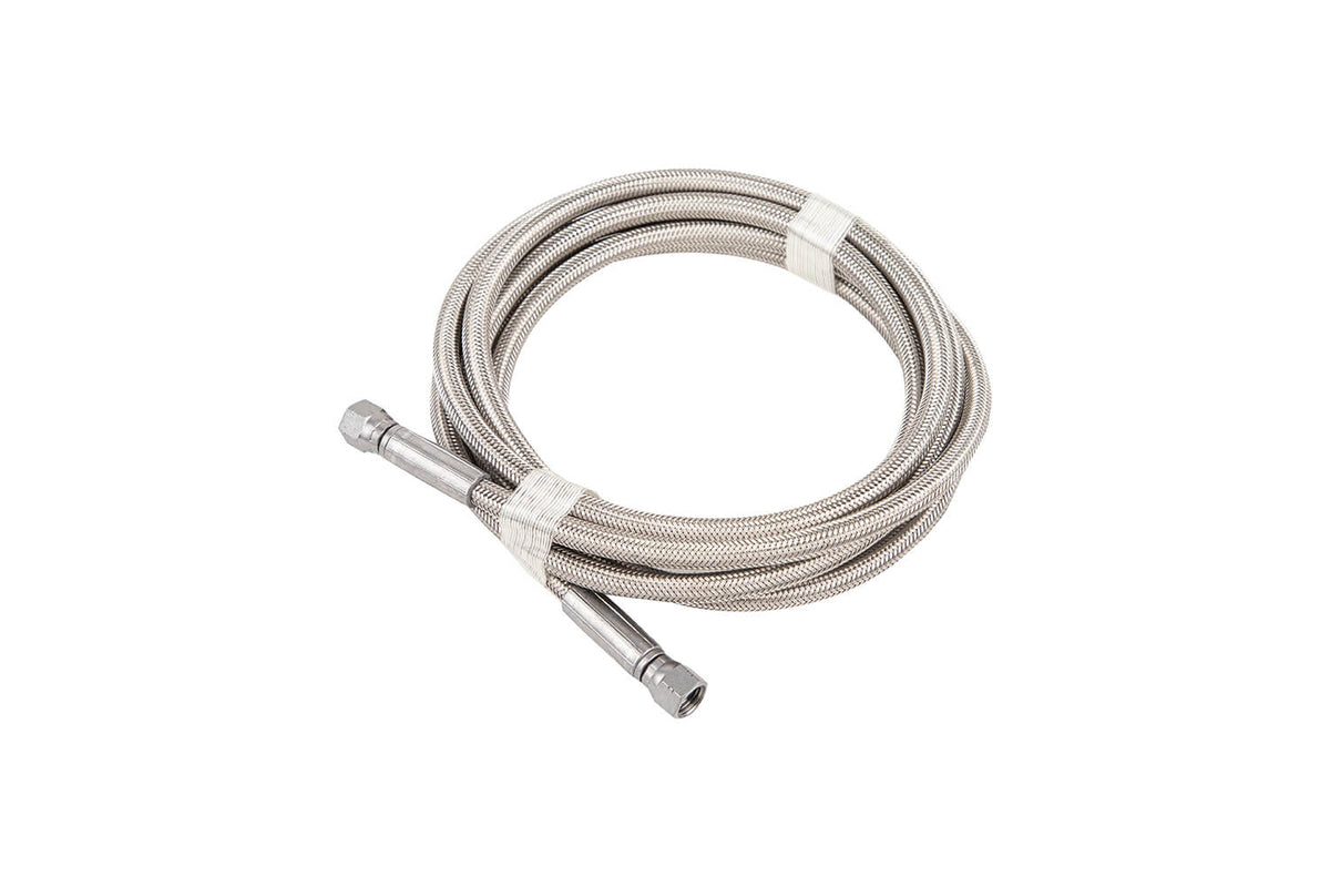 ARB Reinforced Stainless Steel Braided PTFE Hose 1/4 in. x 3.0m Long - Apollo Off-Road