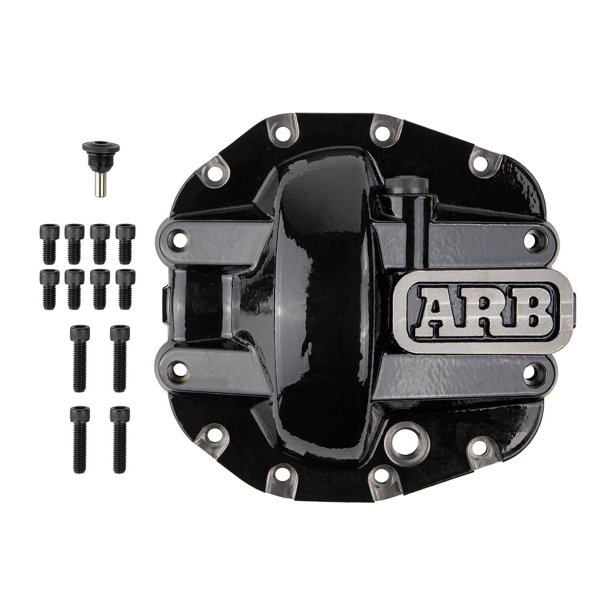 18-25 Jeep Wrangler Differential Cover Black For Use with M186 Axles - Apollo Off-Road