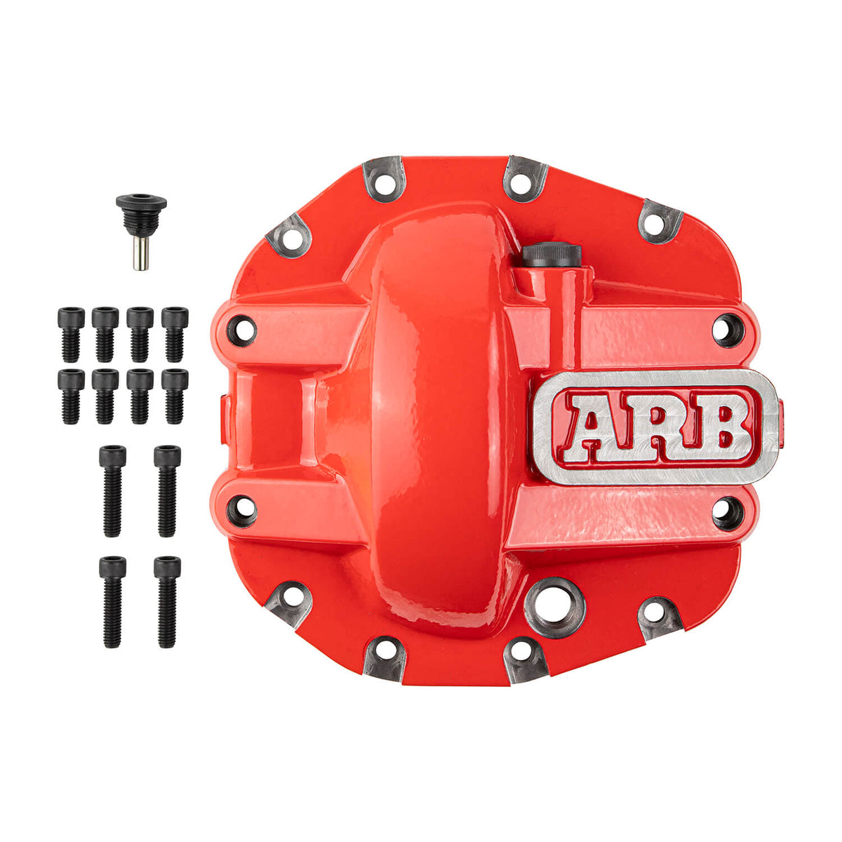 18-25 Jeep Wrangler Differential Cover Red For Use with M186 Axles - Apollo Off-Road