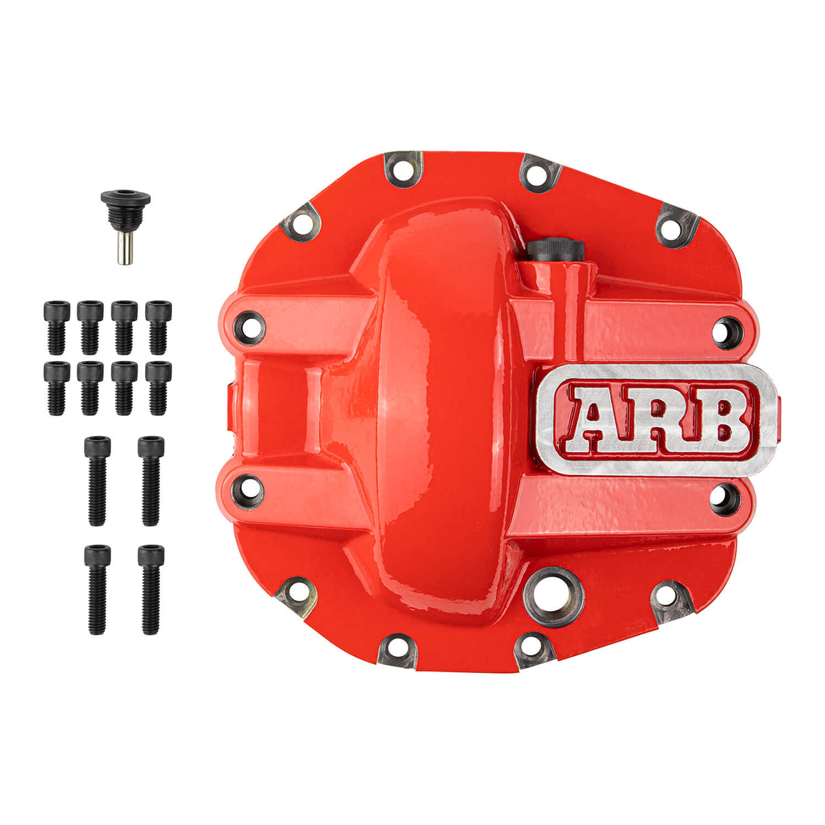 18-25 Jeep Wrangler Differential Cover Red For Use with M200 Axles - Apollo Off-Road