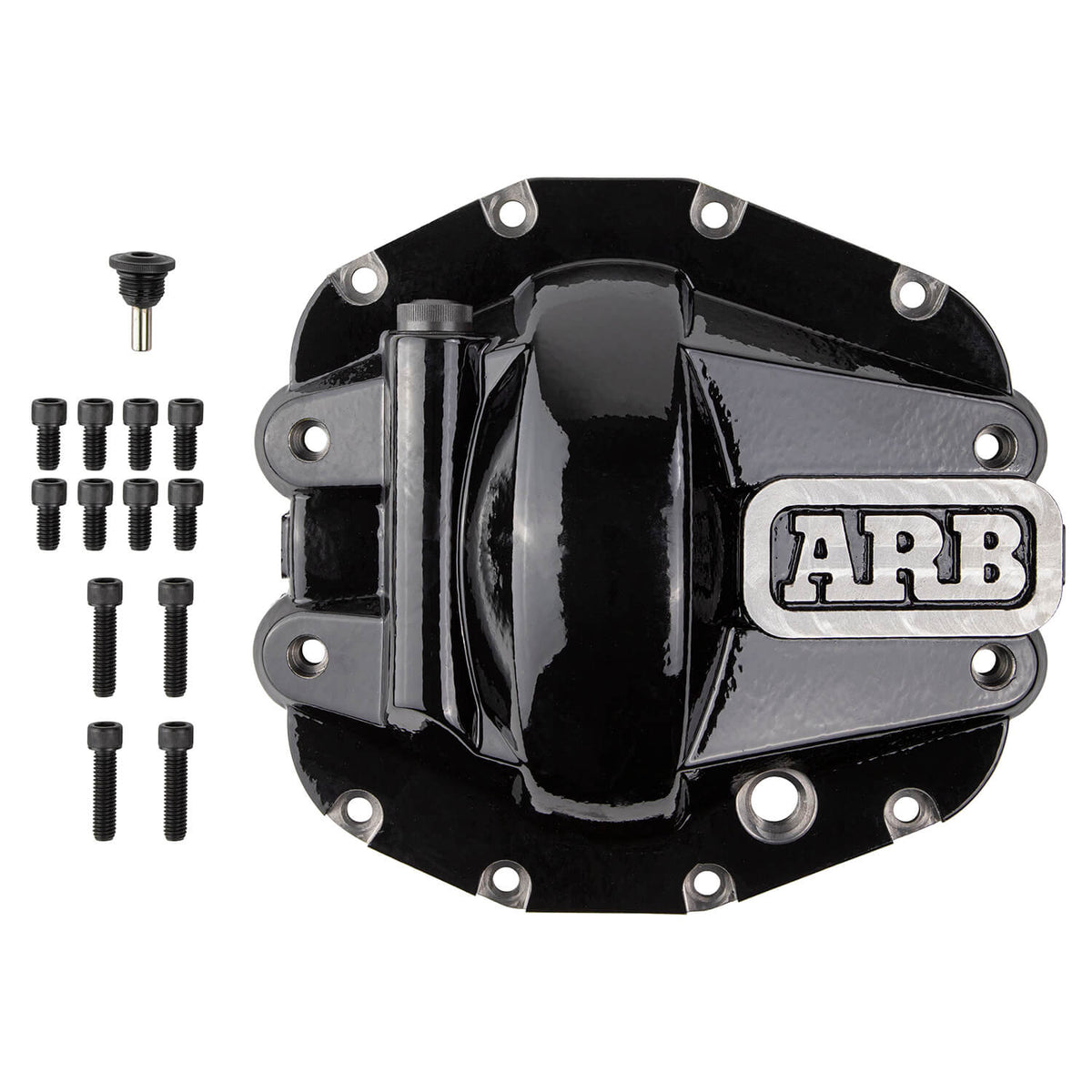 18-25 Jeep Wrangler / 20-25 Gladiator Differential Cover Black - Apollo Off-Road